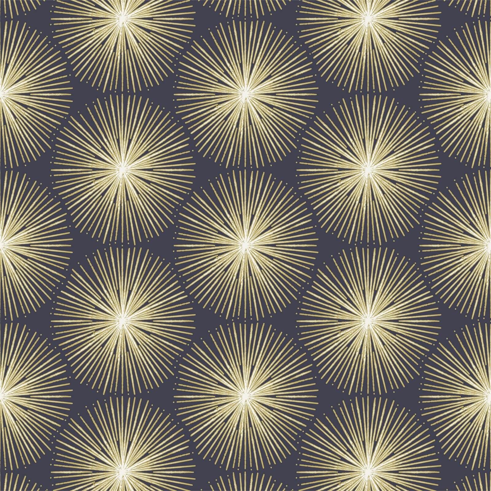 Photo of Sublime Fire Circle Gold Wallpaper