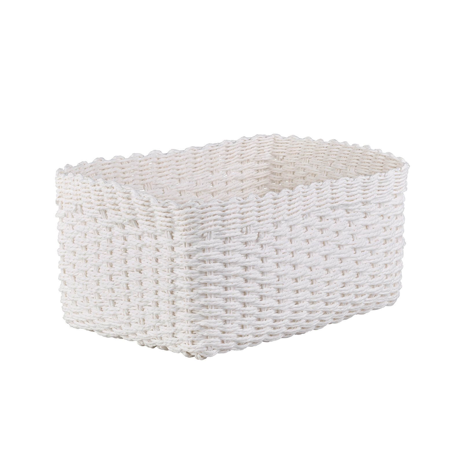 Photo of Paper Rope Basket - White