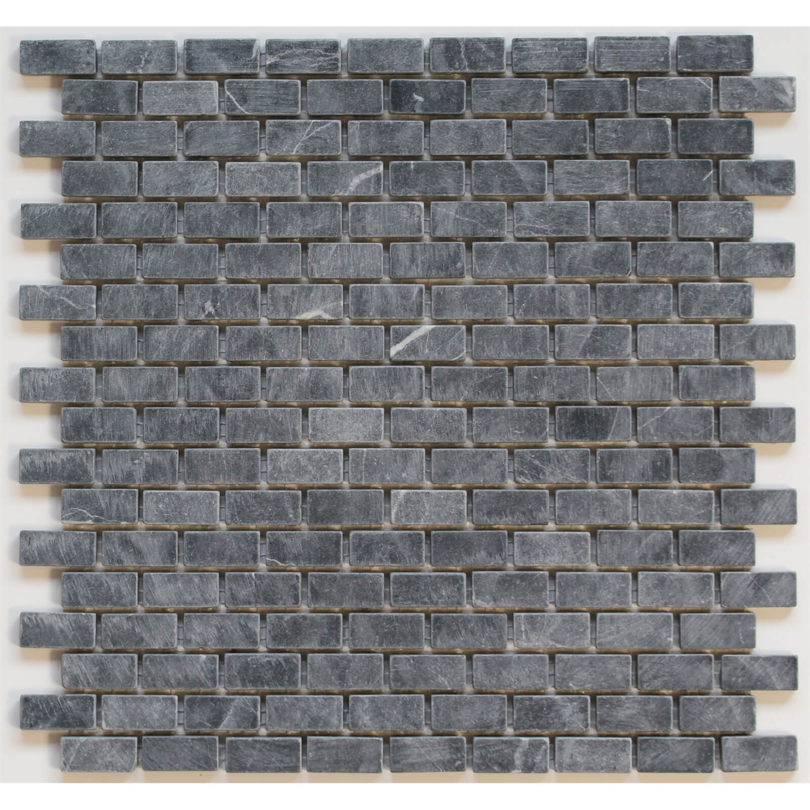 Photo of House Of Mosaics Grey Brick Mosaic Tile -sample Only- - 150 X 110mm