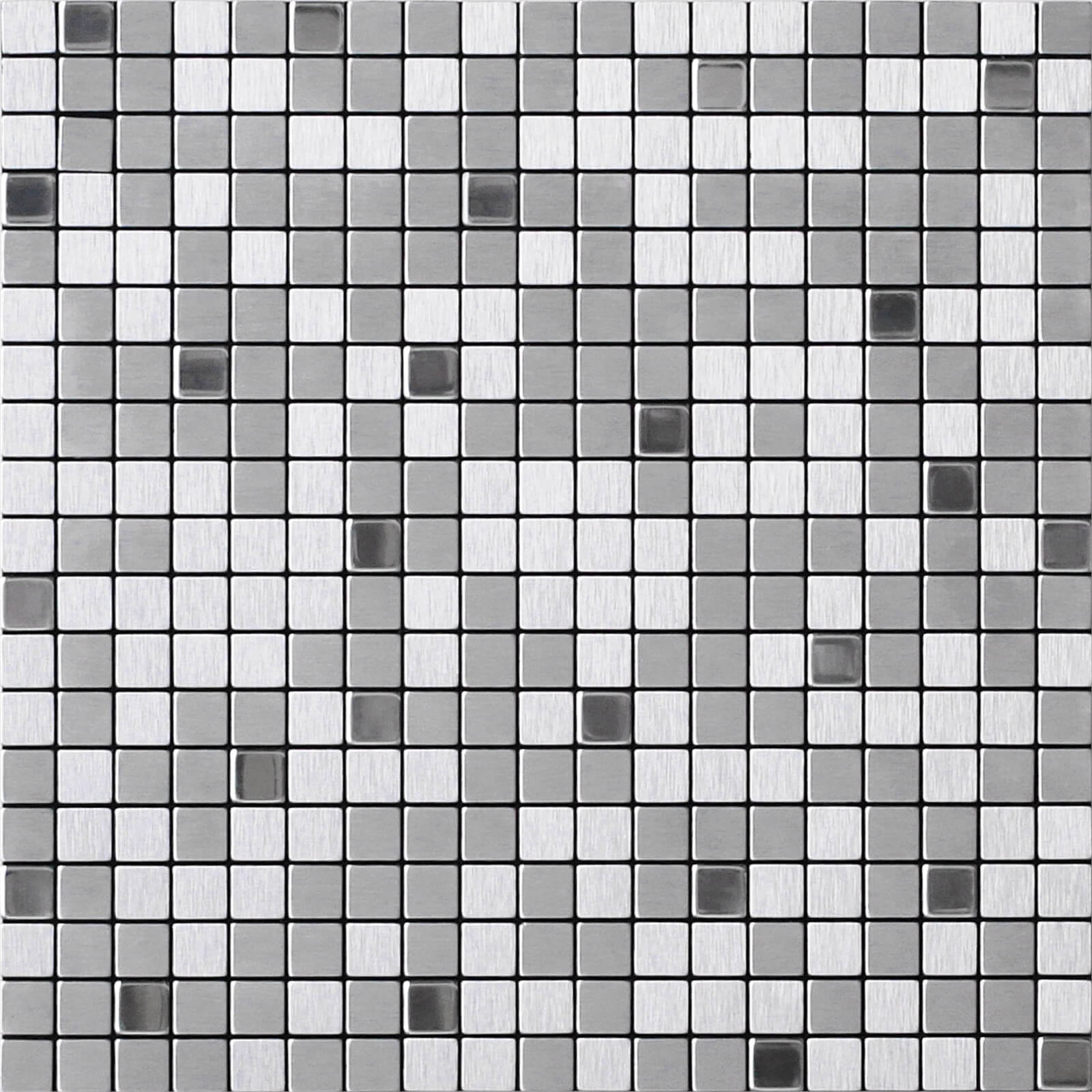 Photo of House Of Mosaics Riyadh Silver Mosaic Tile -sample Only- - 150 X 110mm