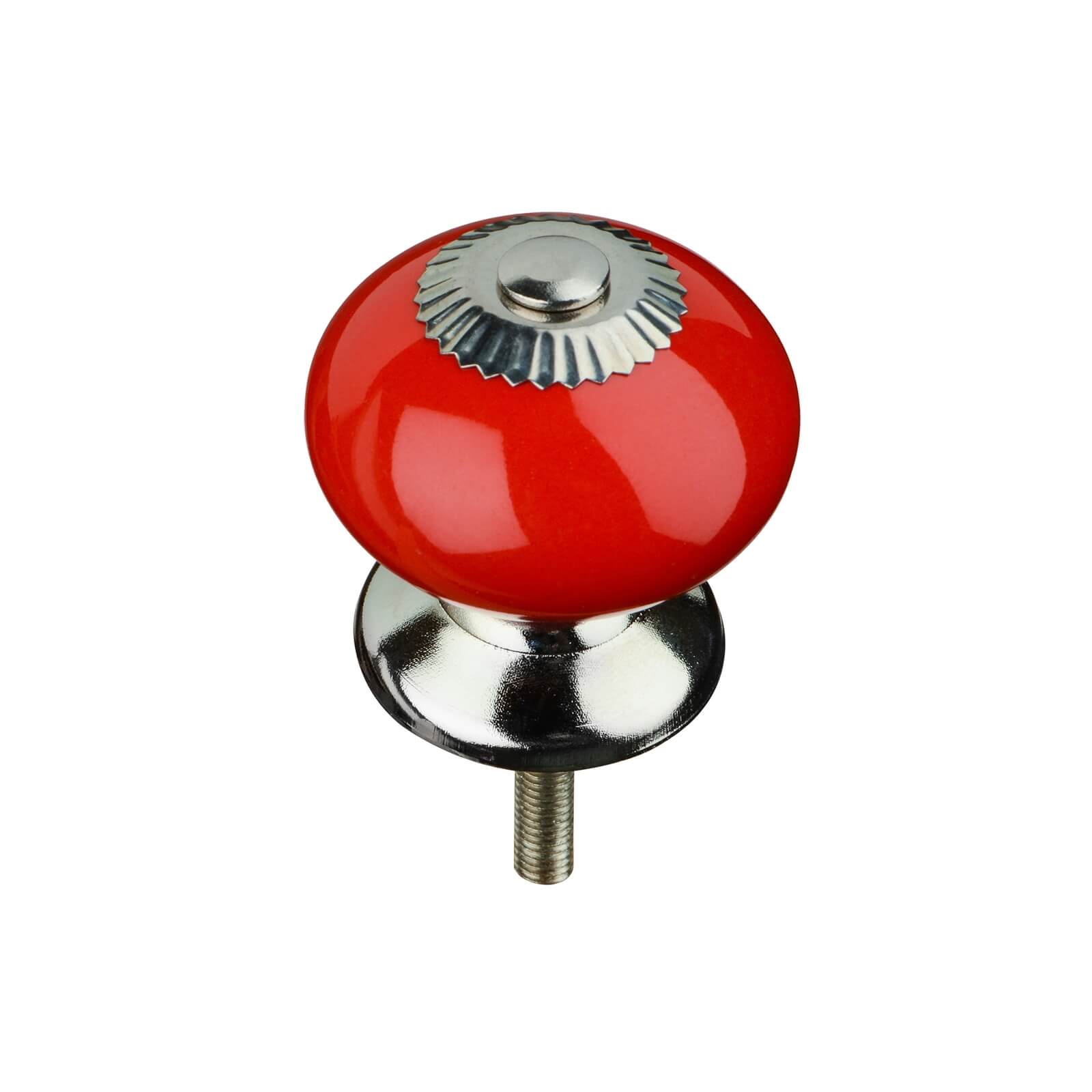 Photo of Vintage Style Red Ceramic Drawer Knobs