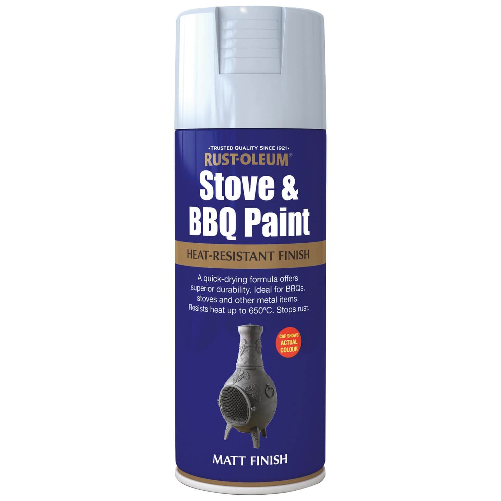 Photo of Rust-oleum Silver - Stove And Bbq Spray Paint - 400ml