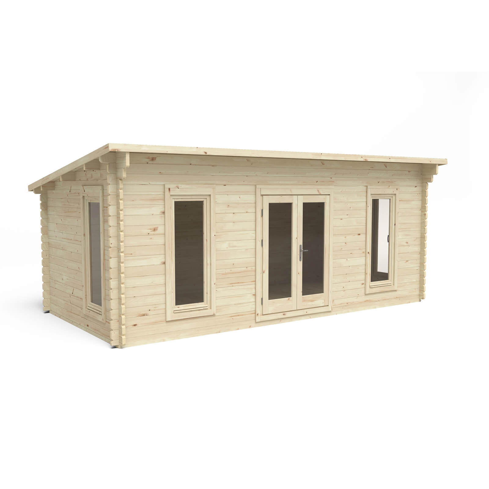 Photo of Forest Arley 6.0m X 3.0m Cabin Double Glazed 24kg Polyester Felt- No Underlay - Installation Included