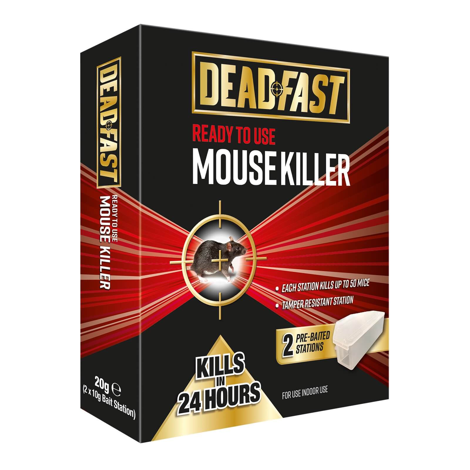 Photo of Deadfast Ready To Use Mouse Killer Bait Station Twin Pack