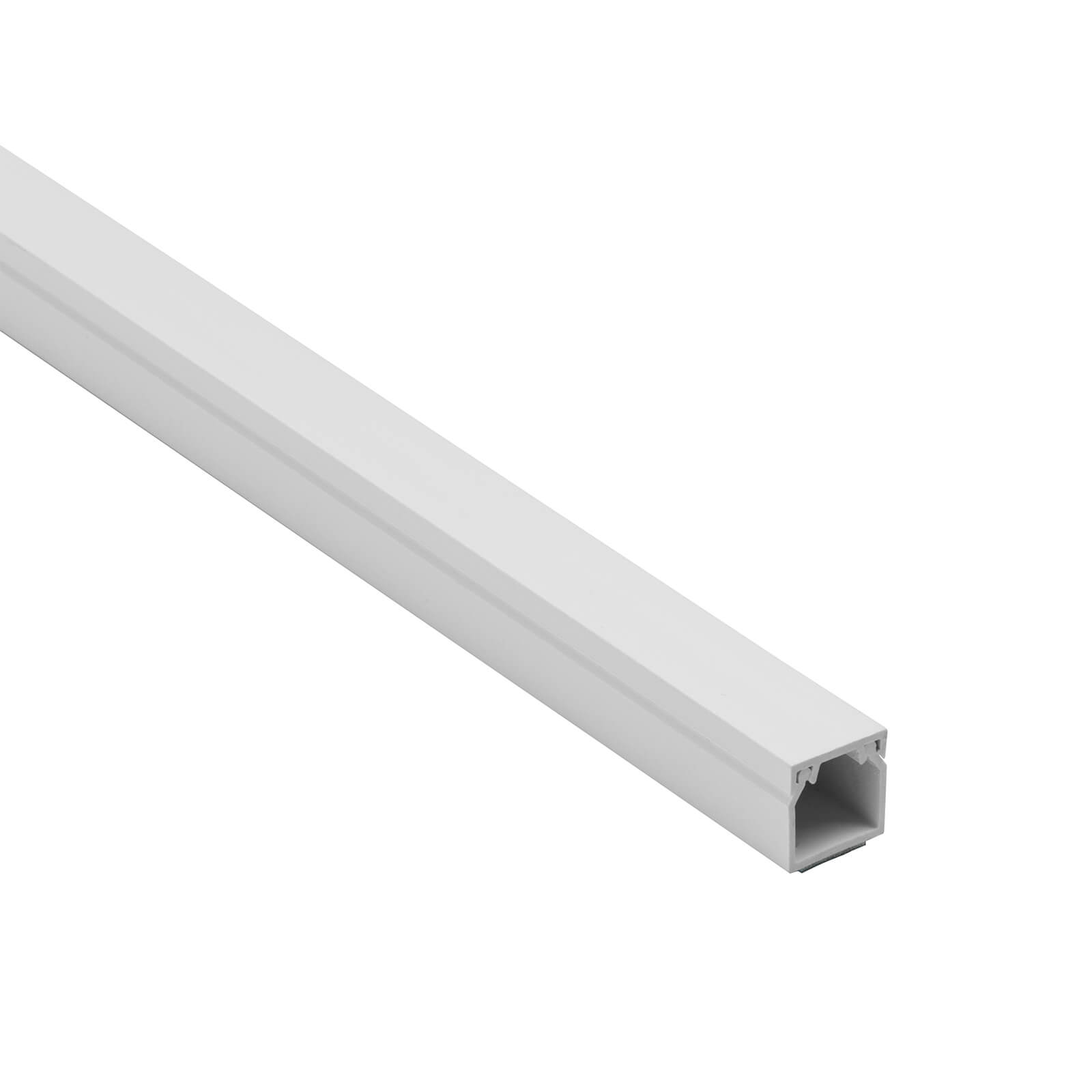 Photo of D-line Trunking - 16mm X 16mm X 2m Length - White