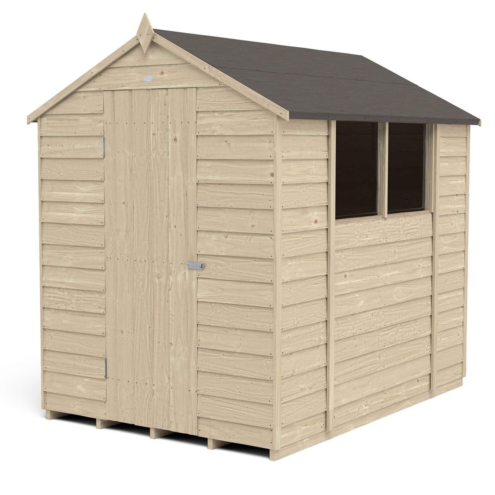 Forest 7 x 5ft Overlap Pressure Treated Apex Shed
