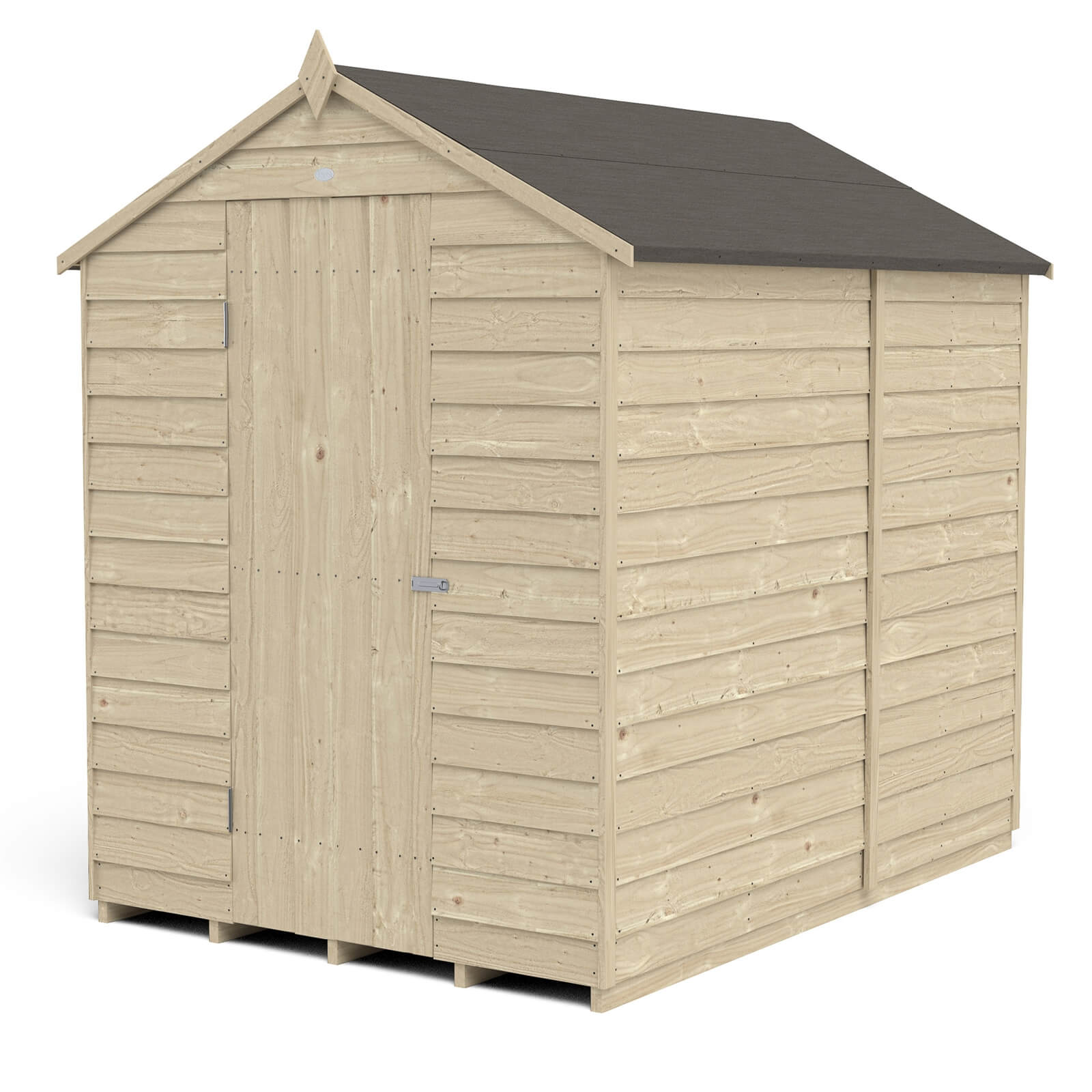 Forest 7 x 5ft Overlap Pressure Treated 7x5 Apex Shed - No Window