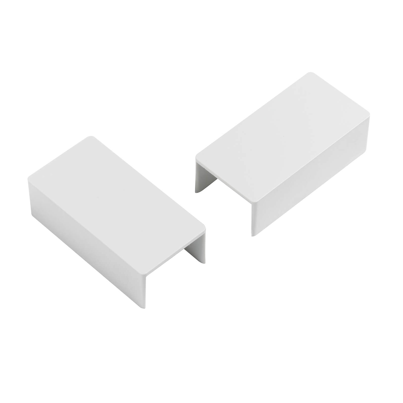 Photo of D-line 25x16mm Trunking Clip-on Coupler 2 Pack - White