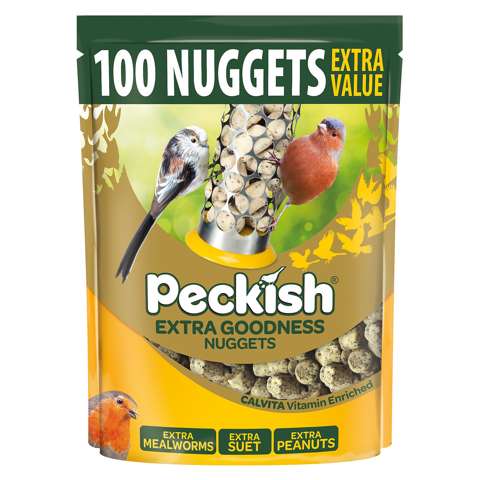 Photo of Peckish Extra Goodness - 100 Nuggets For Wild Birds - 2kg