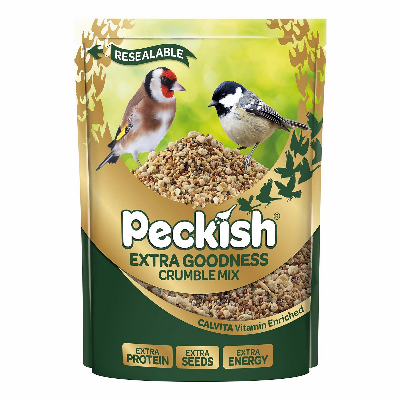 Photo of Peckish Extra Goodness Crumble Feed For Wild Birds 1kg