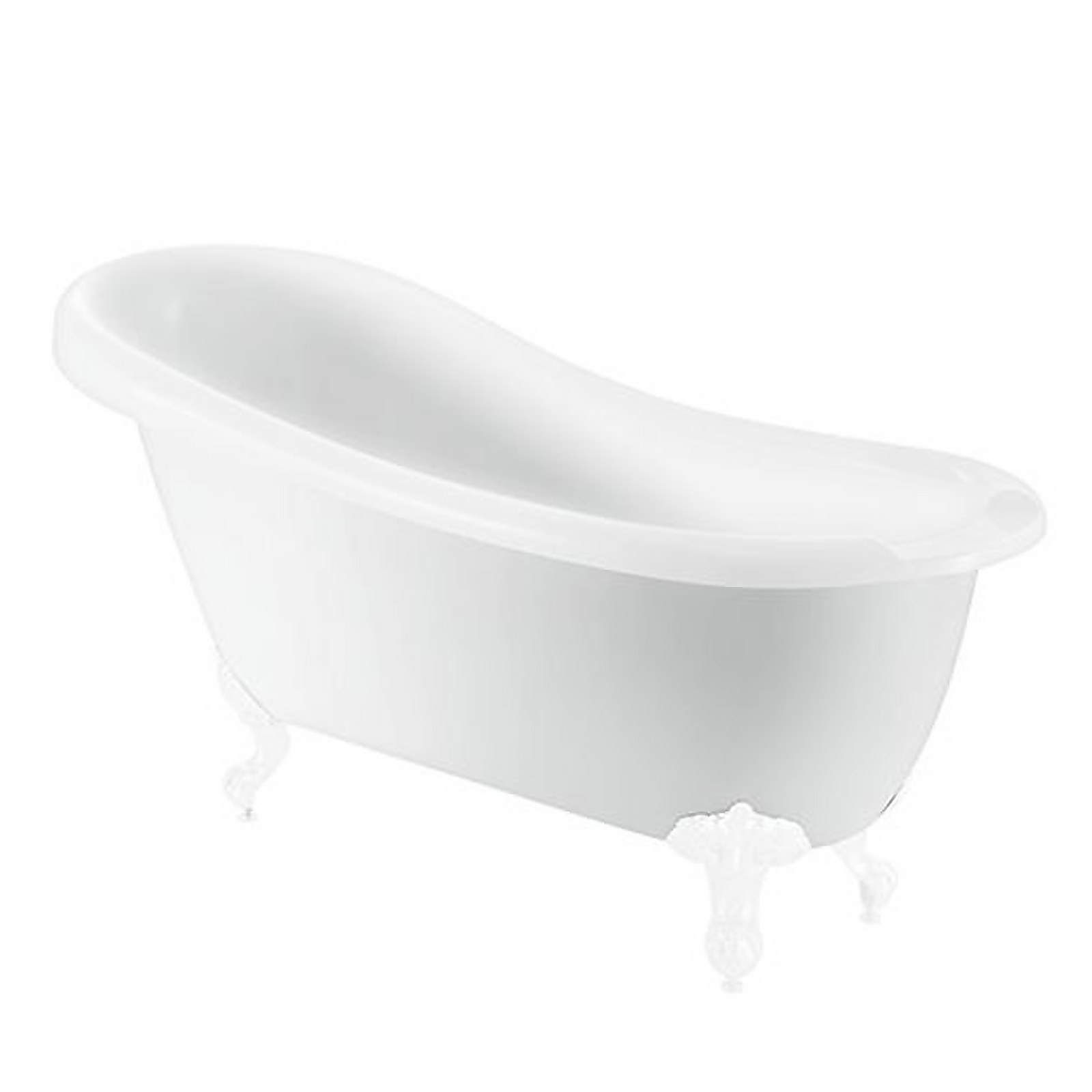 Photo of Bathstore Kingham Slipper Roll Top Bath With White Feet