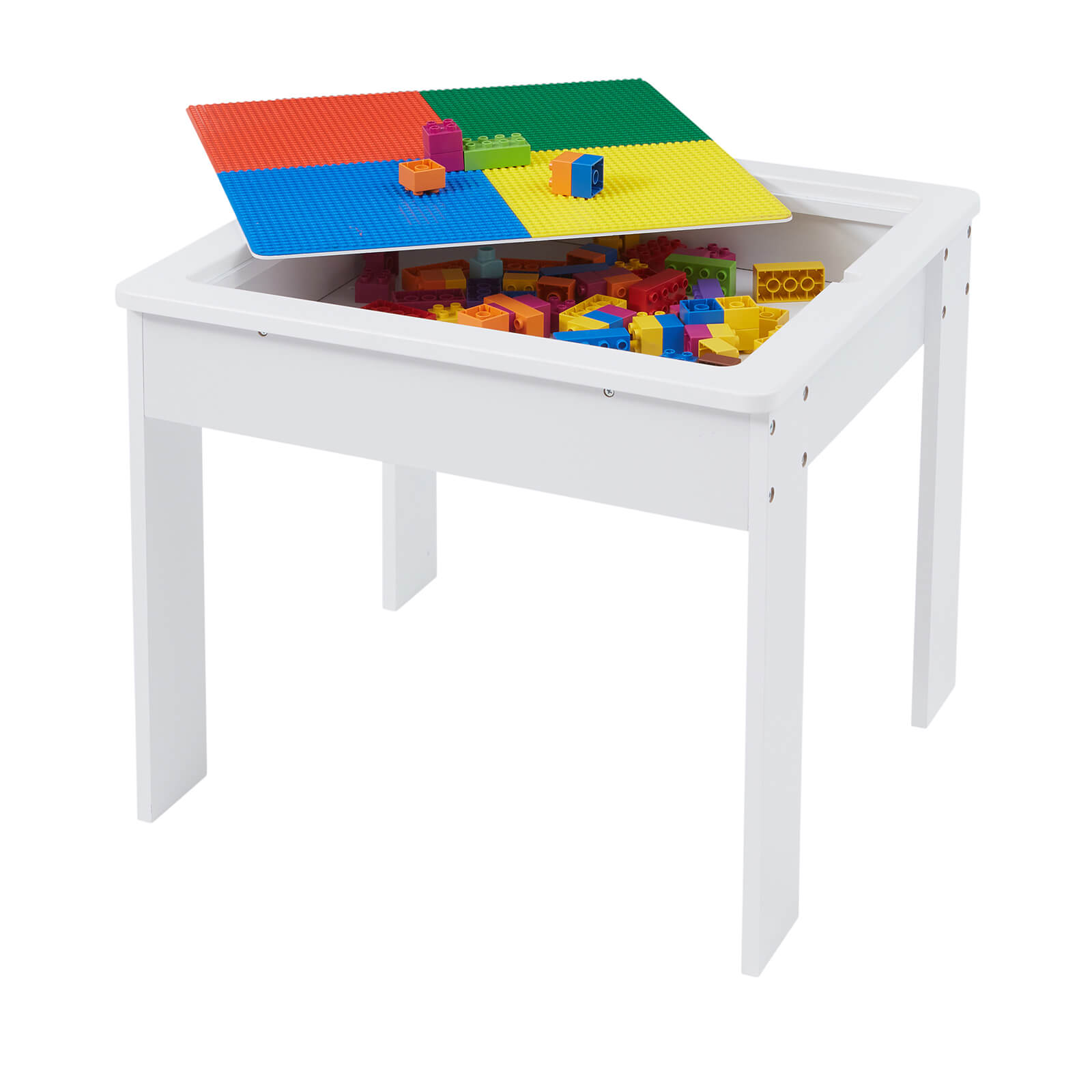 Photo of Activity Table With Reversible Top - White