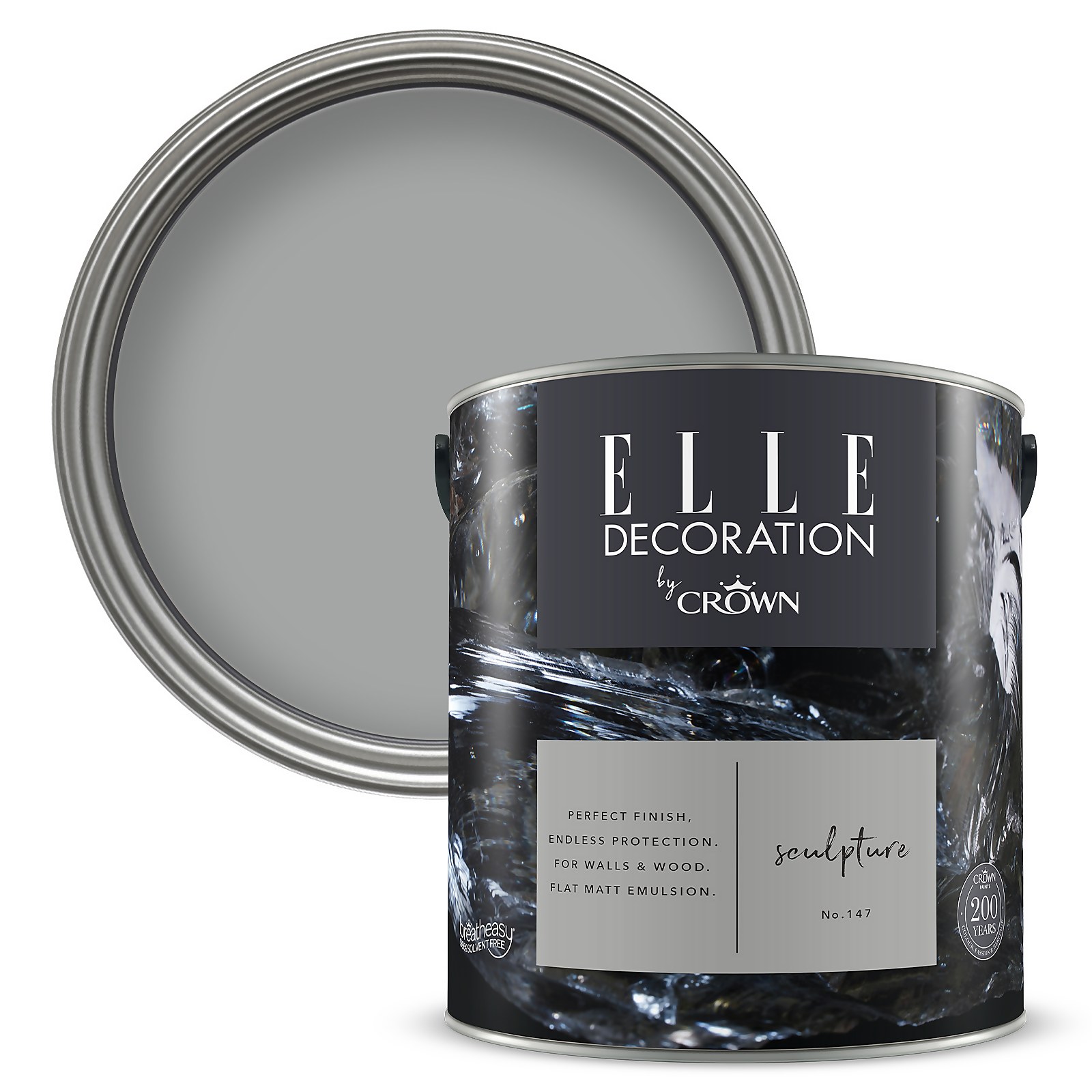 Elle Decoration By Crown Flat Matt Paint Sculpture - 2.5L