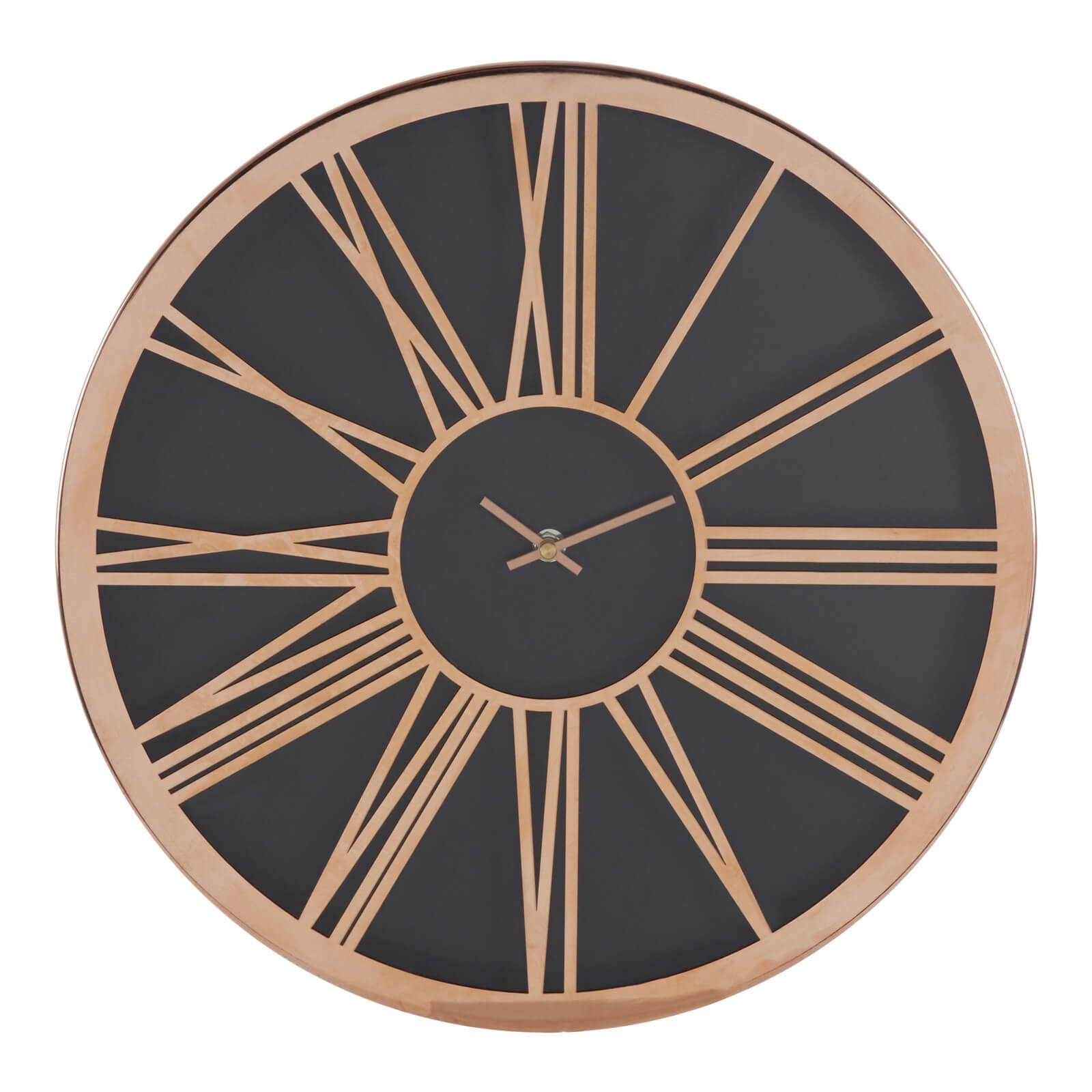 Photo of Baillie Wall Clock - Rose Gold & Black
