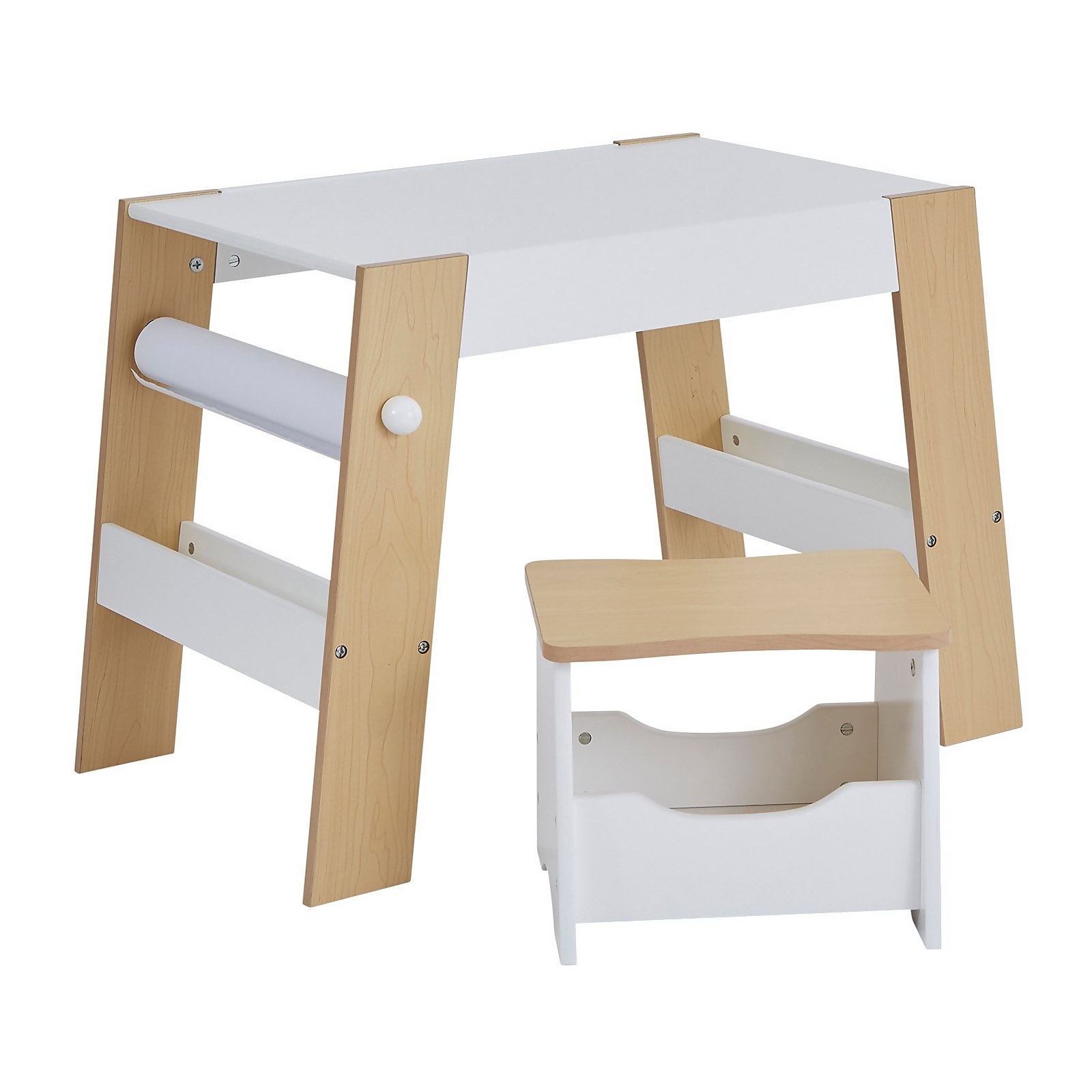 Photo of Kids Play Table And Storage Stool