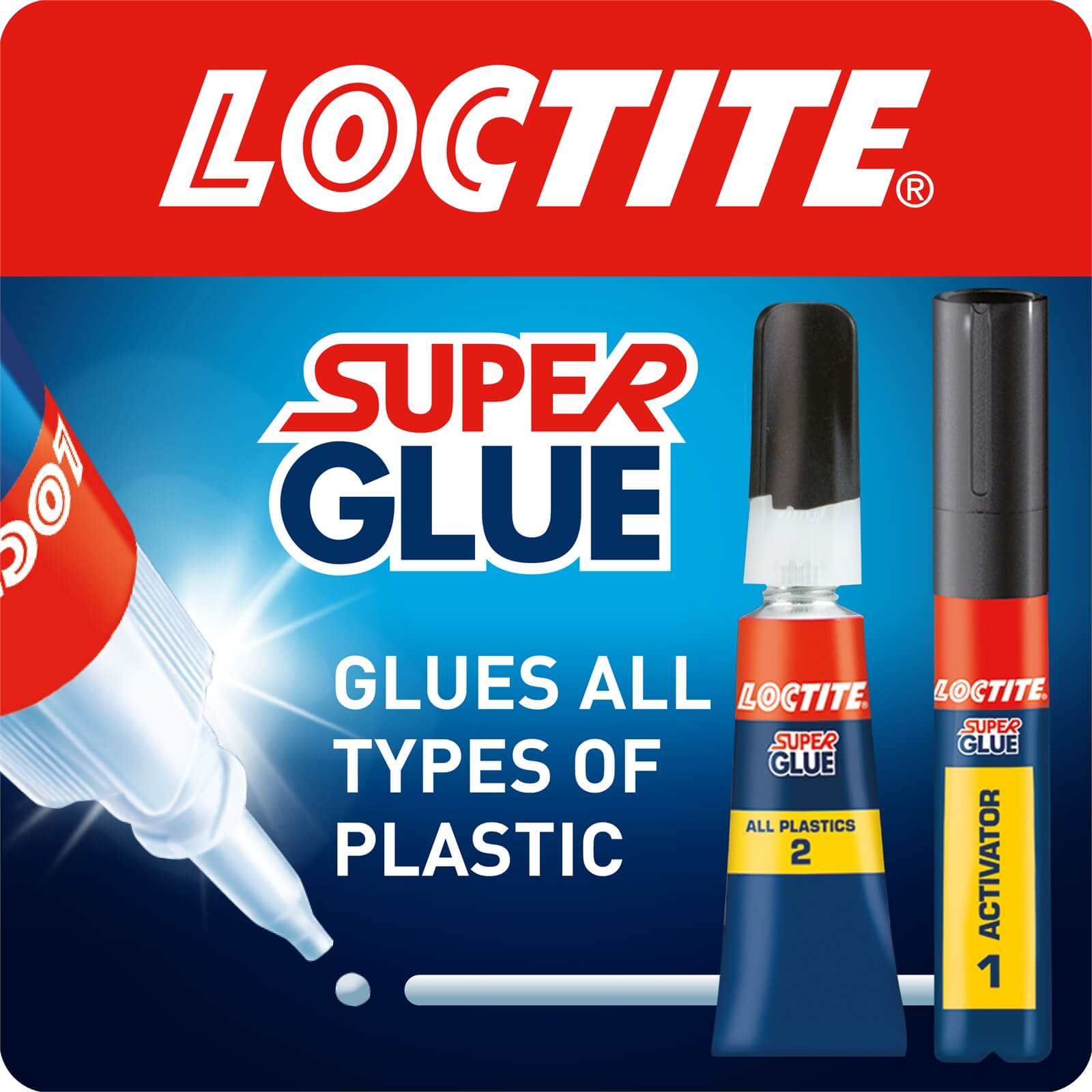 Loctite Super Glue All Plastics 2g + 4ml