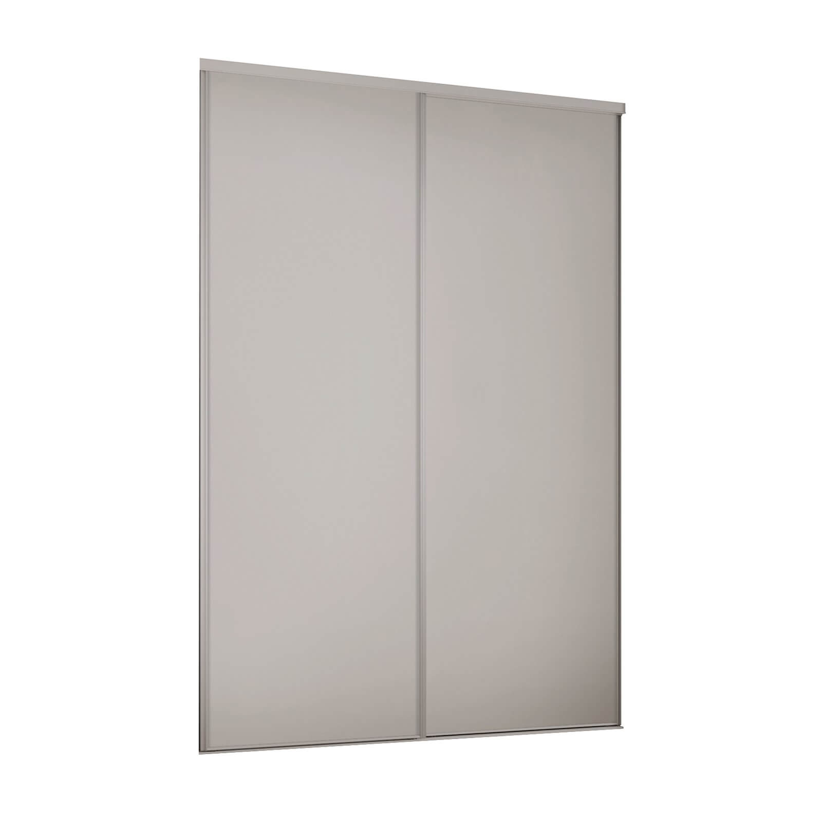 Photo of Classic 2 Door Sliding Wardrobe Kit Cashmere Panel -w-1185 X -h-2260mm