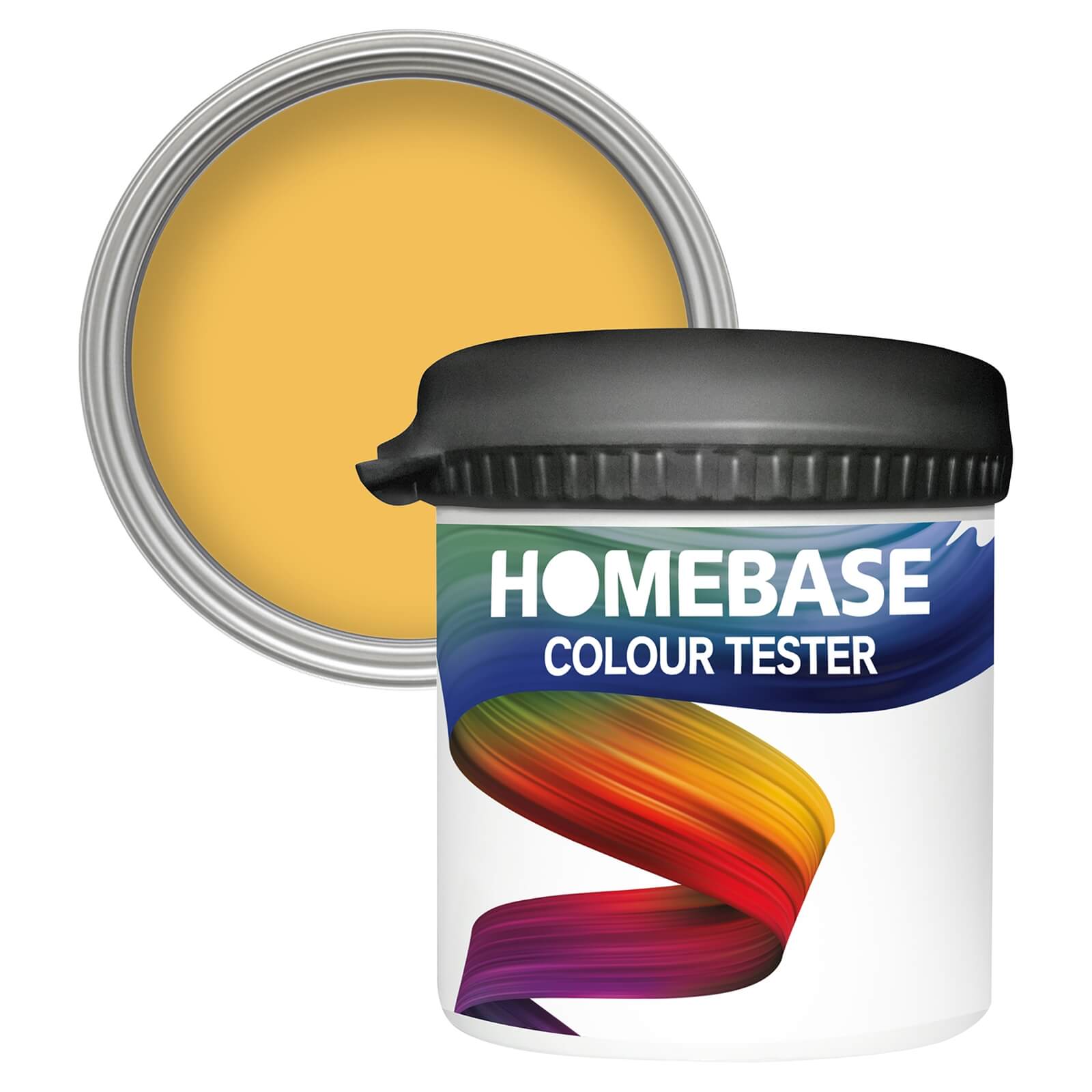 Photo of Homebase Matt Colour Paint Tester - Yellow Brick Road 90ml