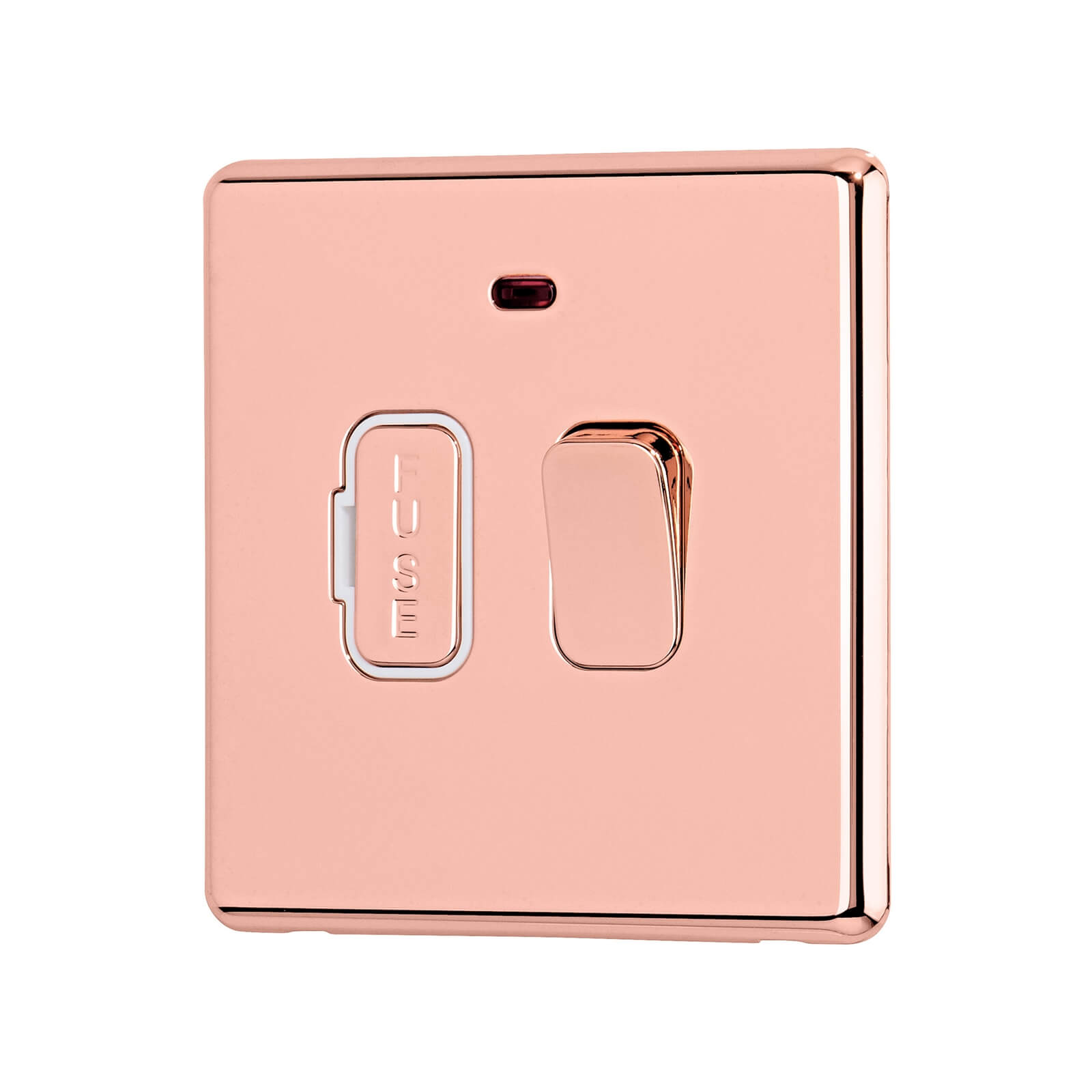 Photo of Arlec Fusion 13a Rose Gold Switched Fused Connection Unit