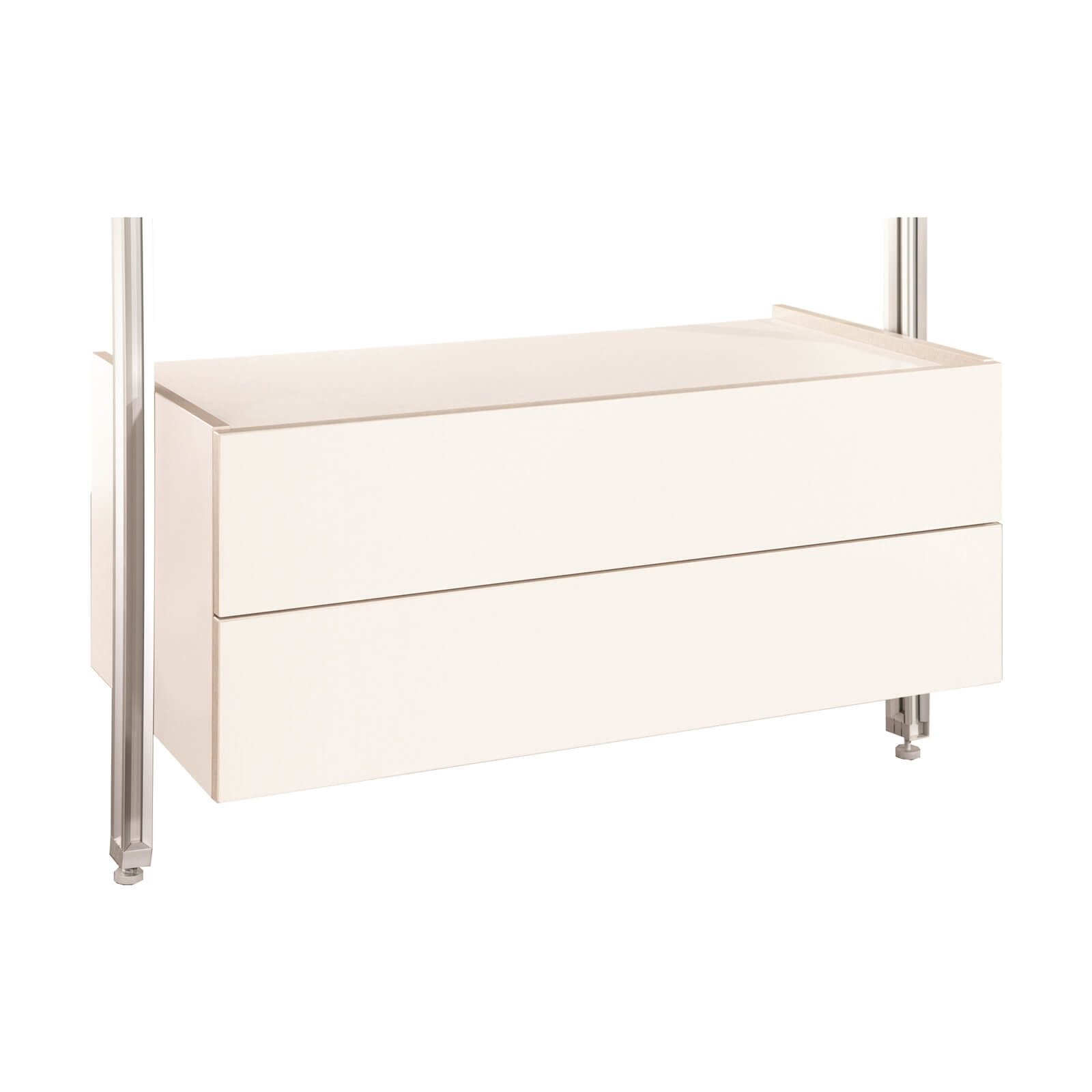 Photo of Relax White Double Drawer Box Kit -h-380mm X -w-900mm X -d-500mm