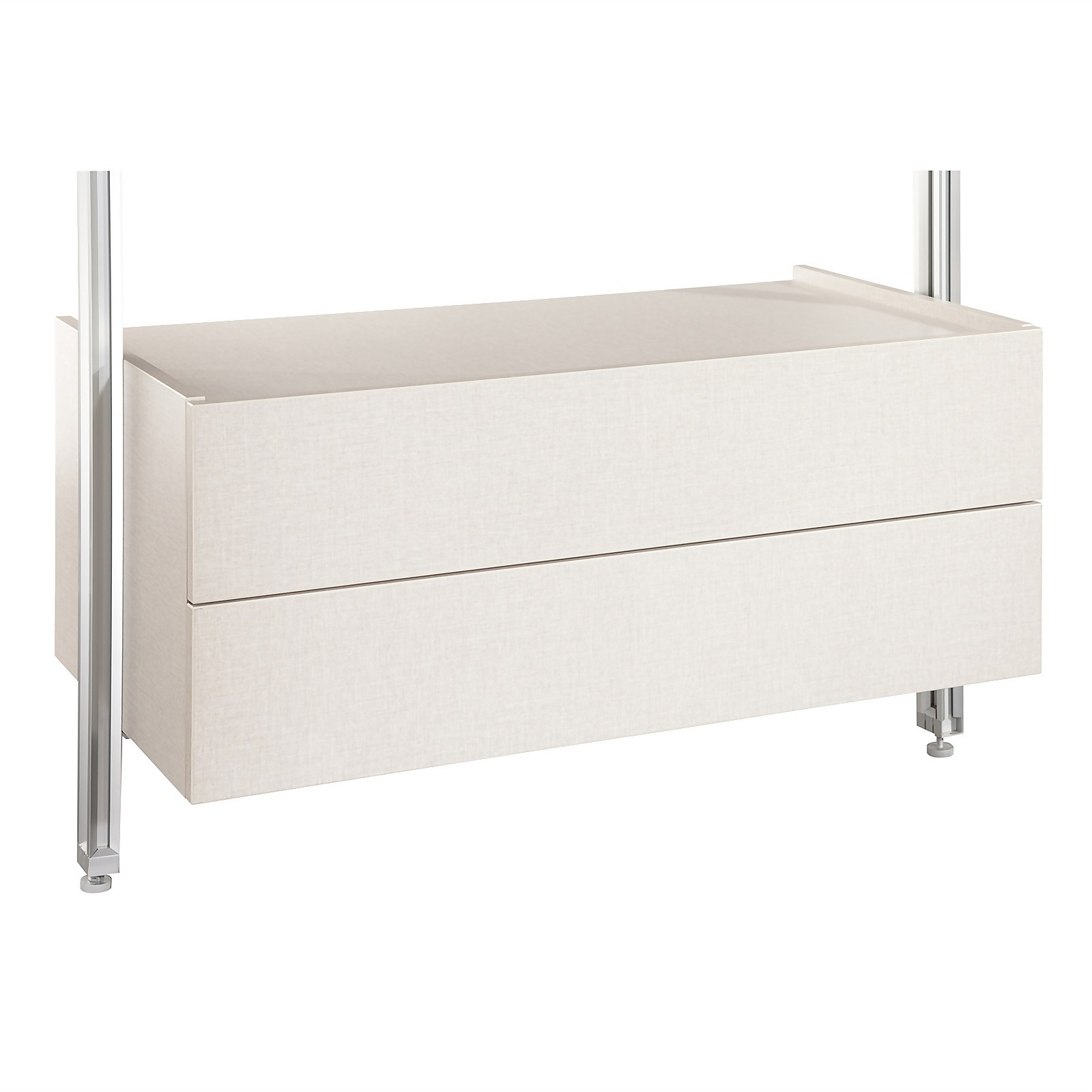Photo of Relax Linen Double Drawer Box Kit -h-380mm X -w-900mm X -d-500mm