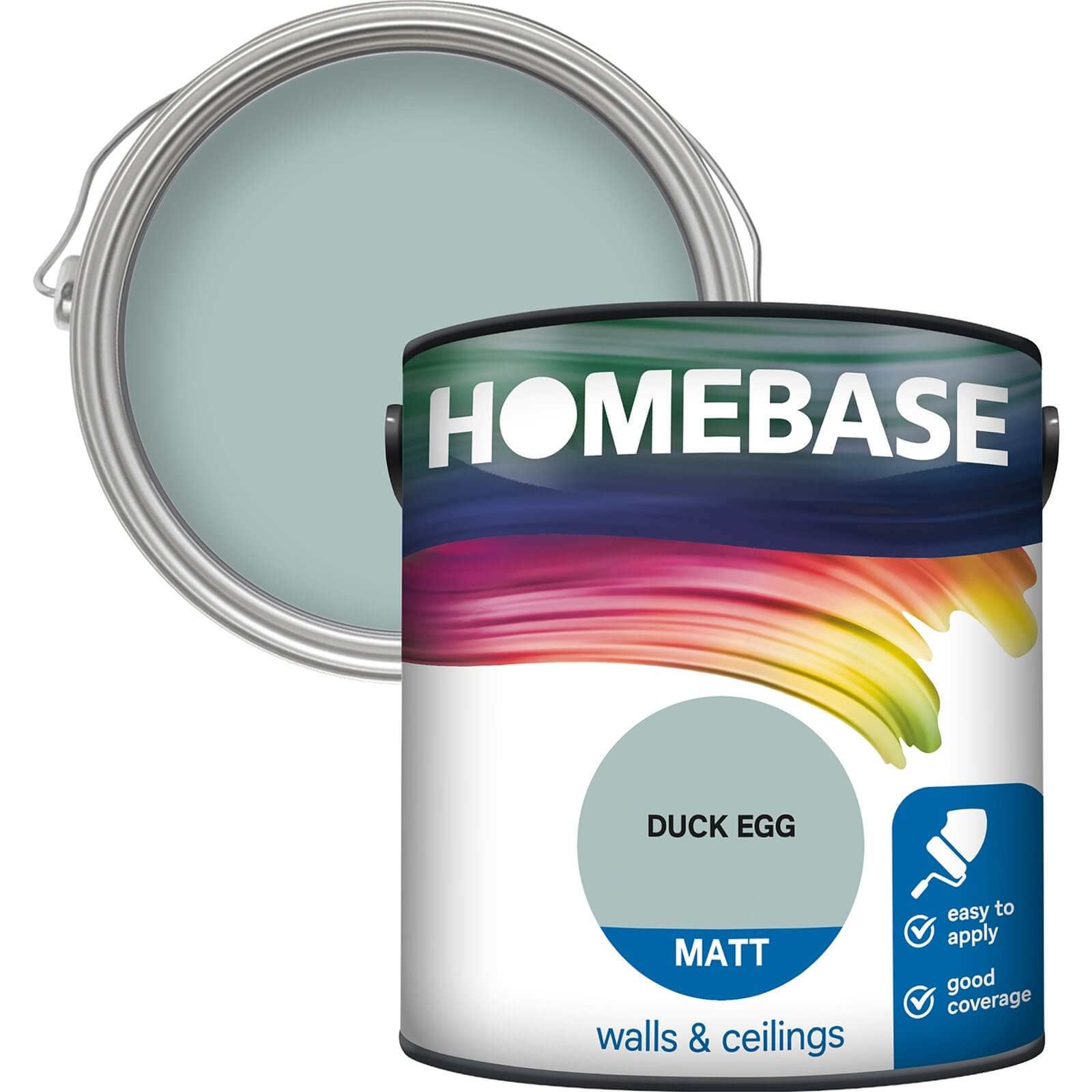 Photo of Homebase Matt Paint - Duck Egg 2.5l