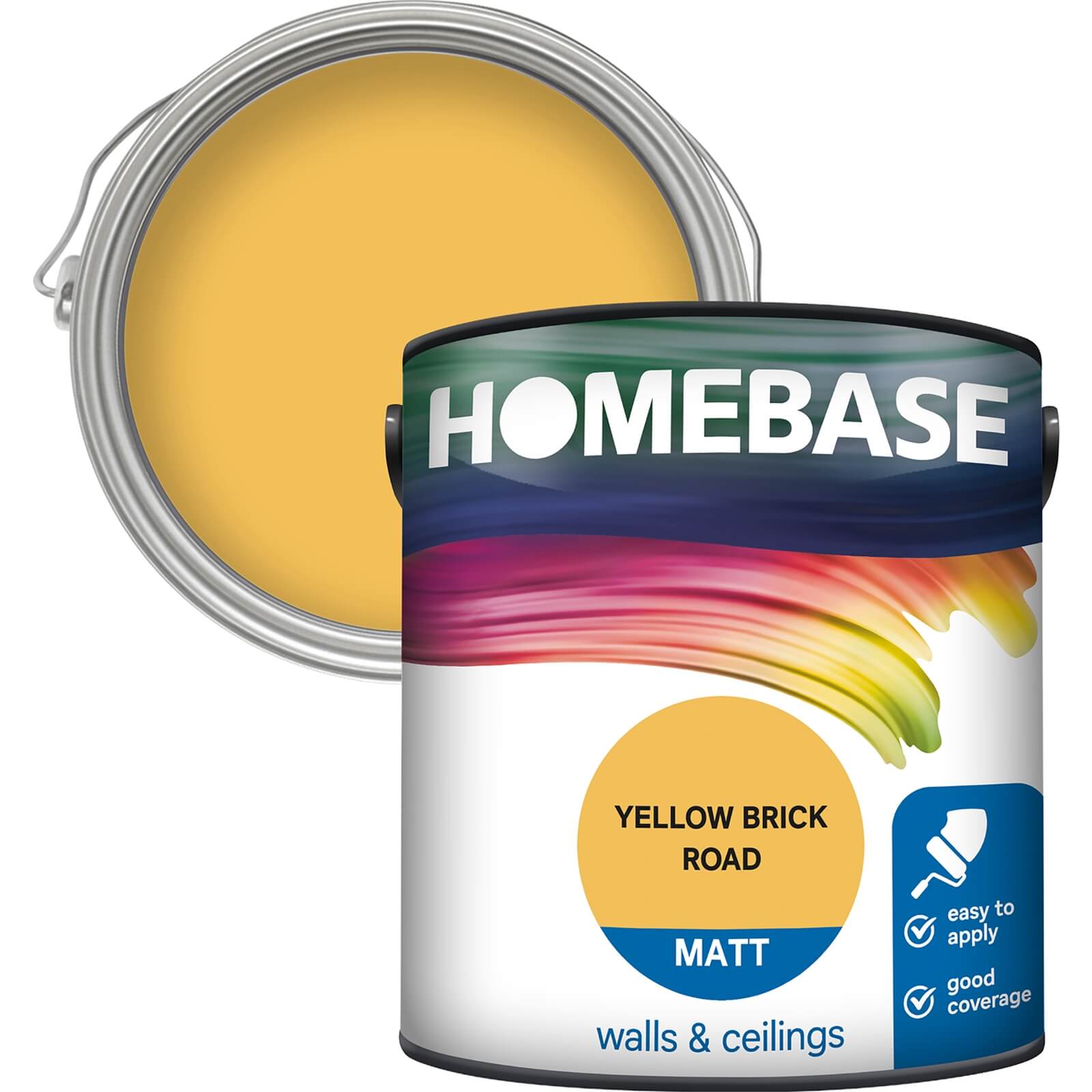Photo of Homebase Matt Paint - Yellow Brick Road 2.5l