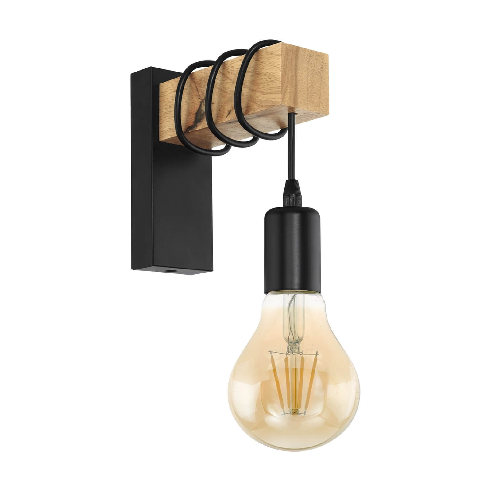 eglo TOWNSHEND-Applique murale Bois L17cm