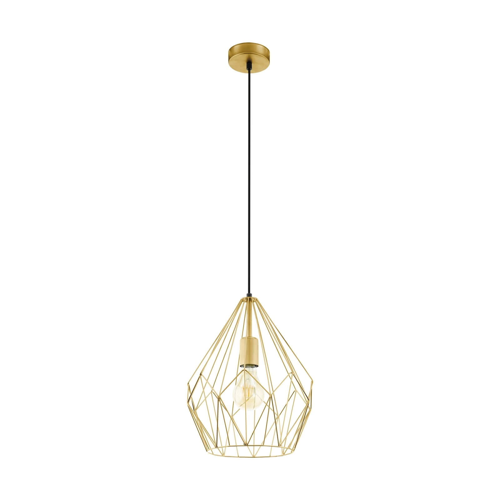 EGLO,Pendelleuchte CARLTON | goldfarben