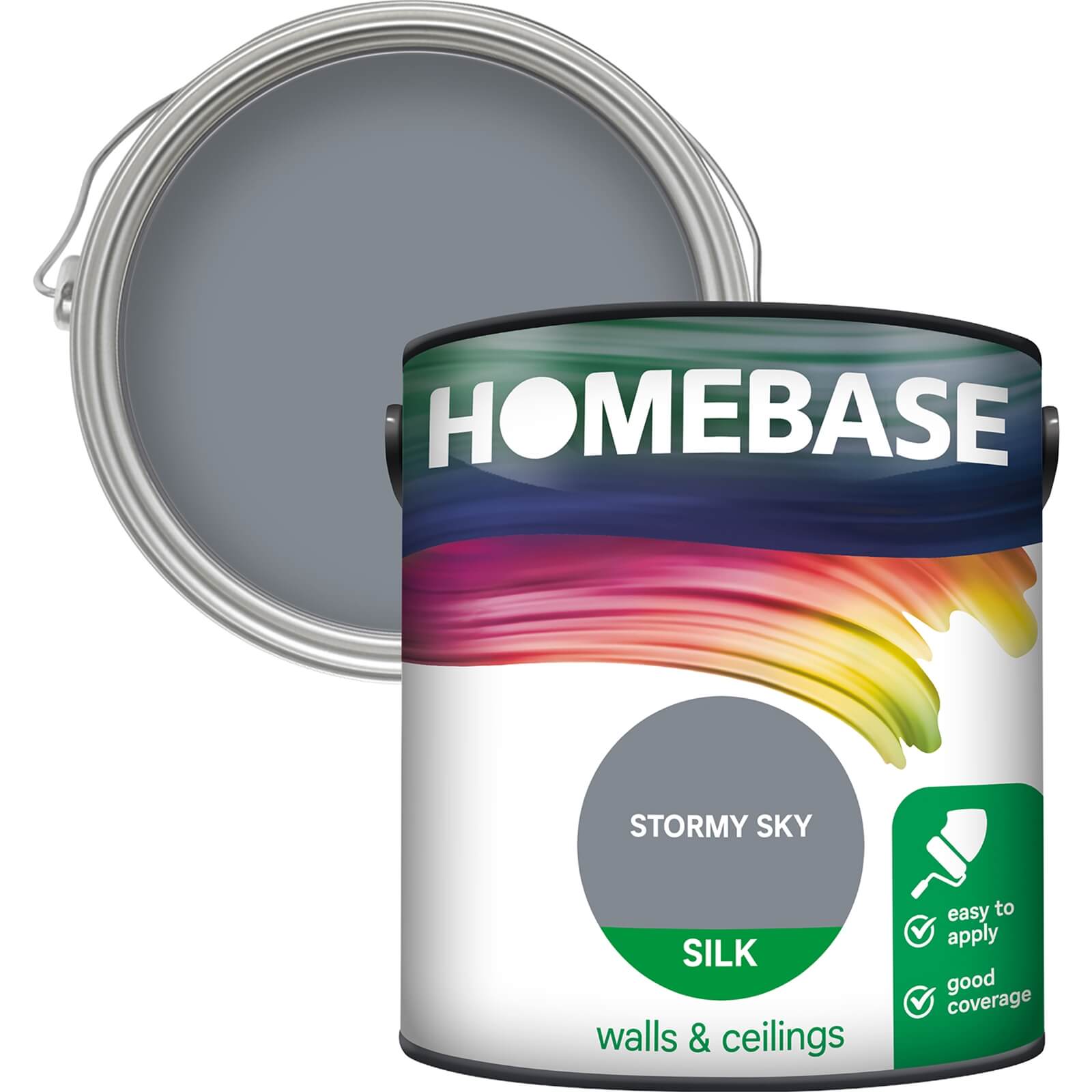 Photo of Homebase Silk Paint - Stormy Sky 2.5l