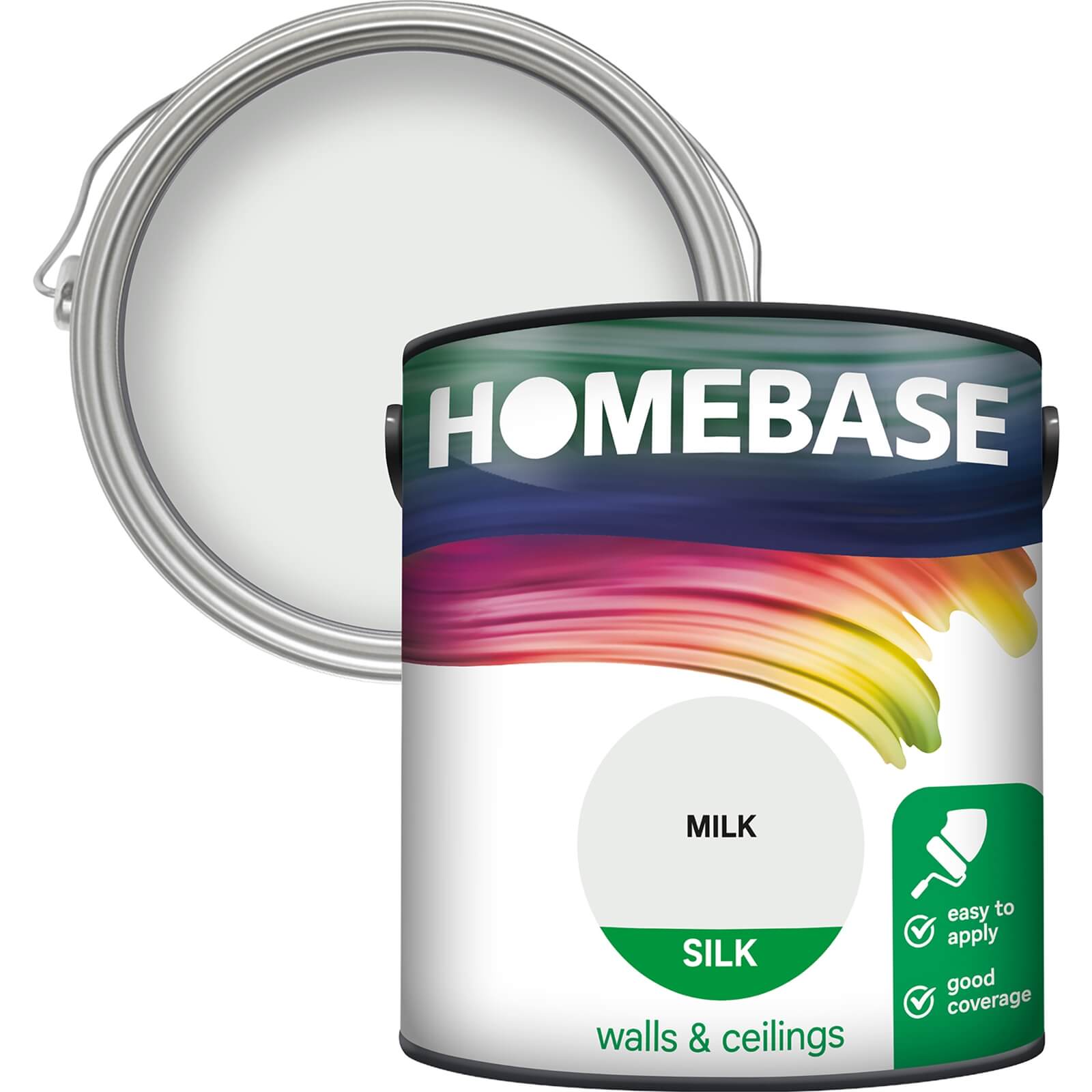 Photo of Homebase Silk Paint - Milk 2.5l