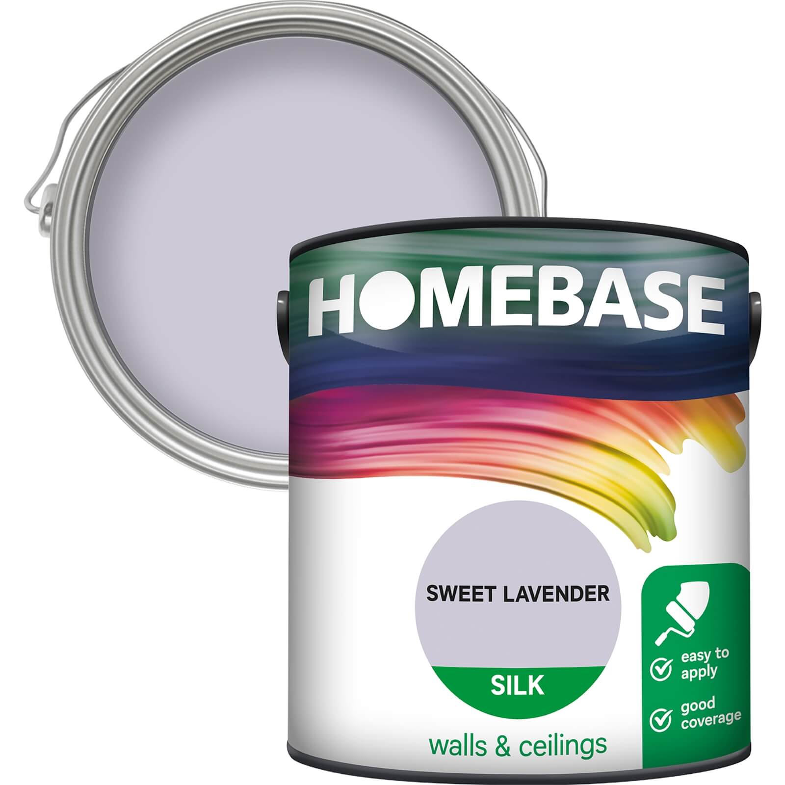 Photo of Homebase Silk Paint - Sweet Lavender 2.5l