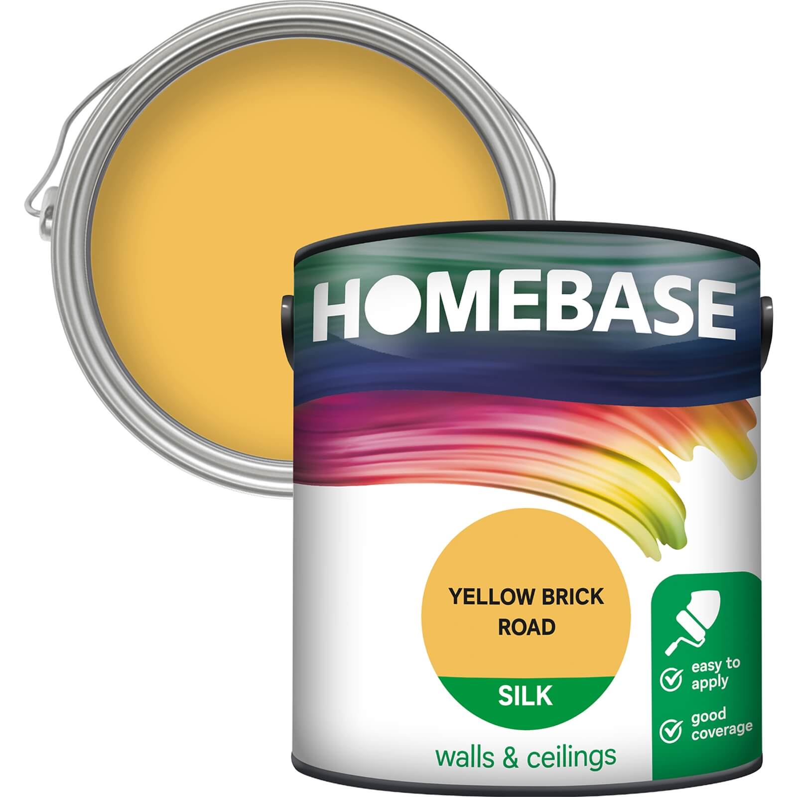 Photo of Homebase Silk Paint - Yellow Brick Road 2.5l