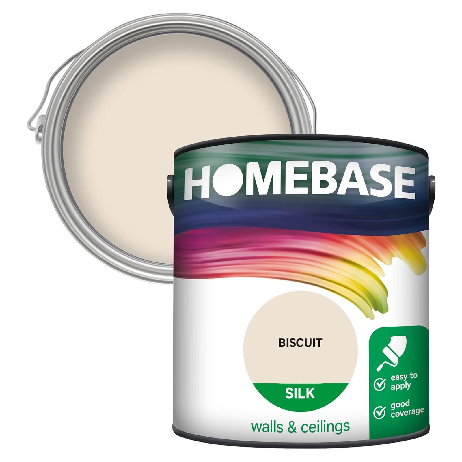Photo of Homebase Silk Paint - Biscuit 2.5l