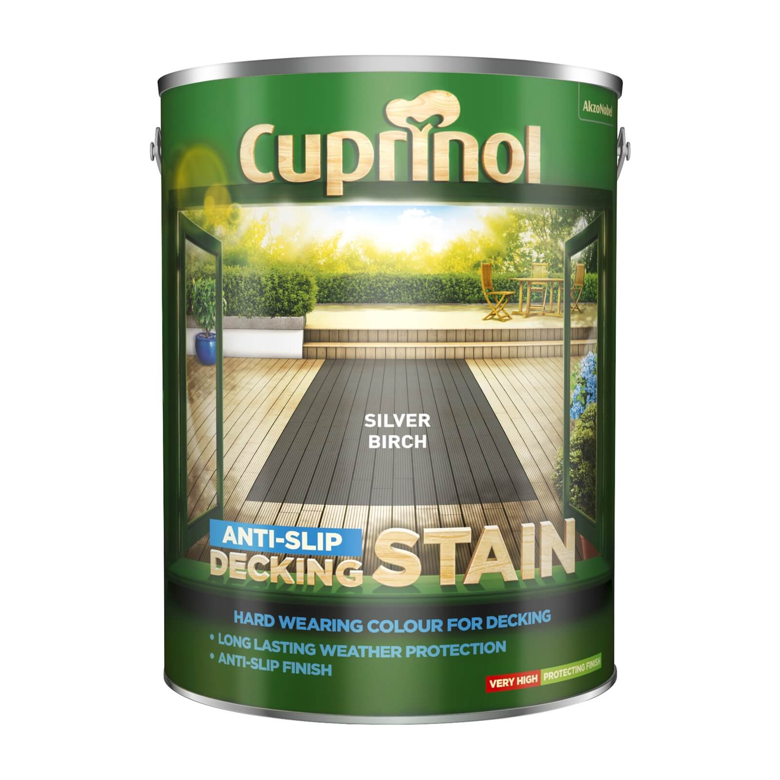 Photo of Cuprinol Anti-slip Decking Stain - Silver Birch - 5l