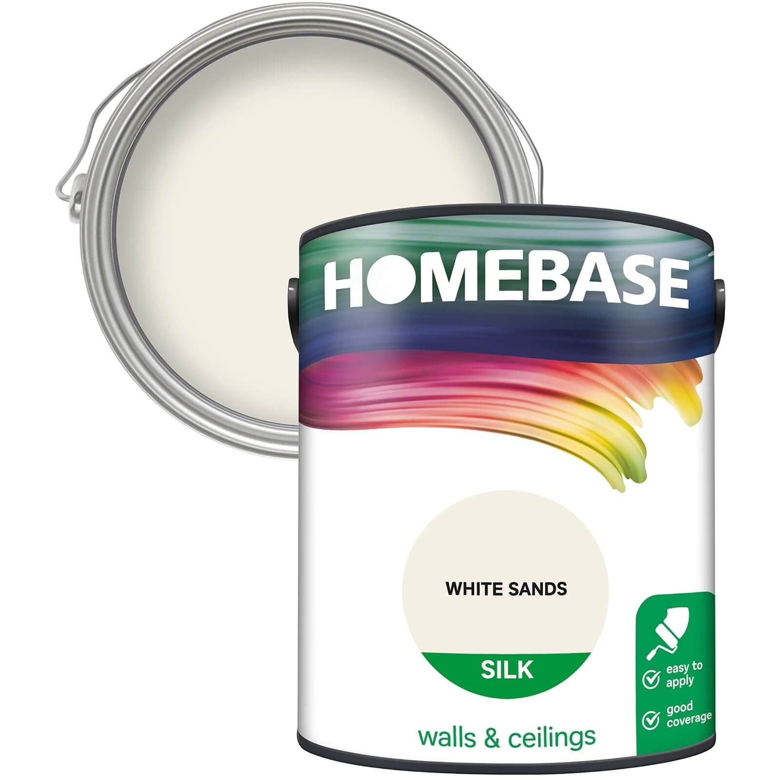 Photo of Homebase Silk Paint - White Sands 5l