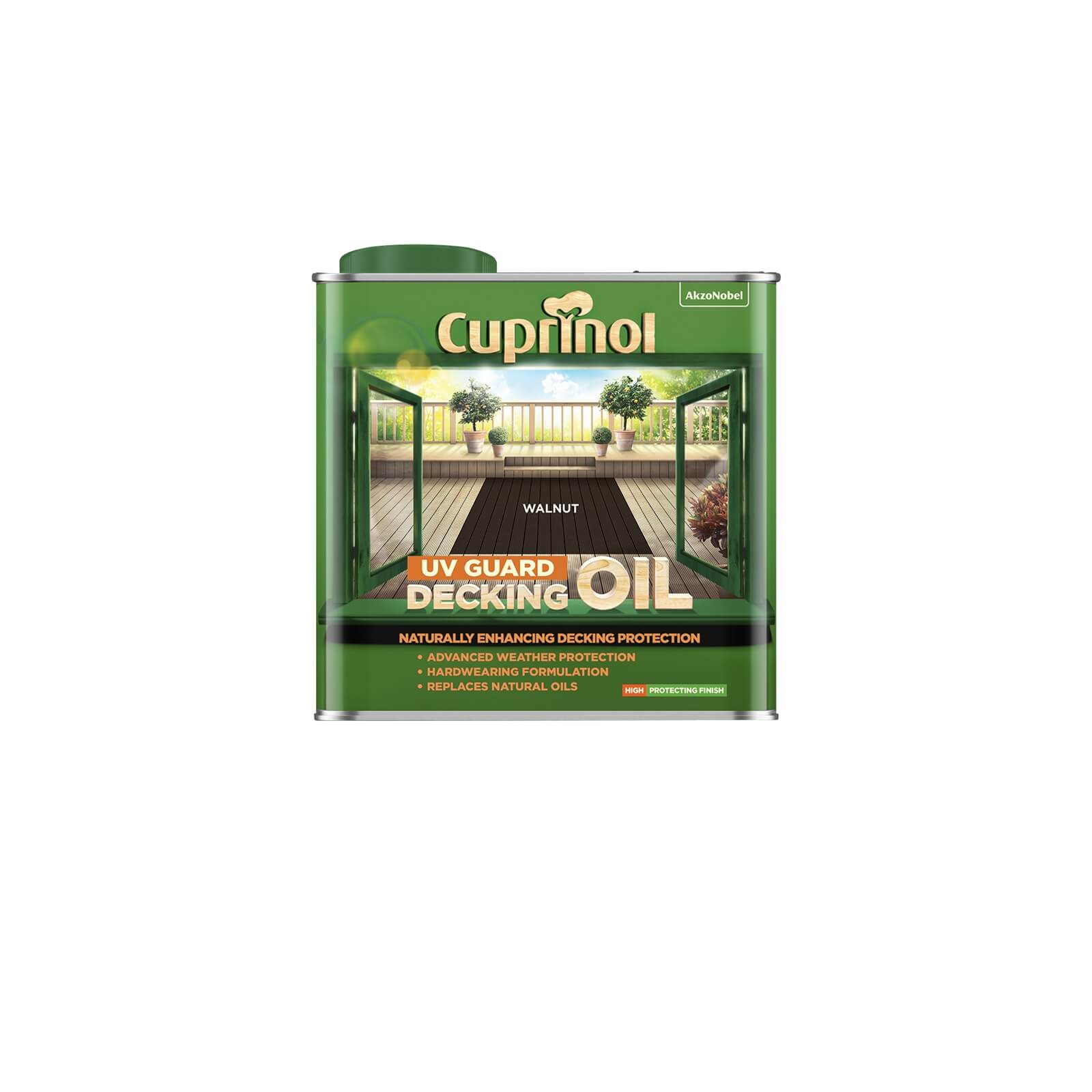 Cuprinol Uv Guard Decking Oil - Walnut - 2.5L