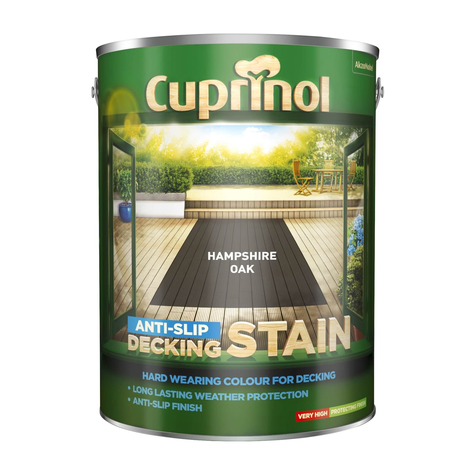 Photo of Cuprinol Anti-slip Decking Stain - Hamps/oak - 5l