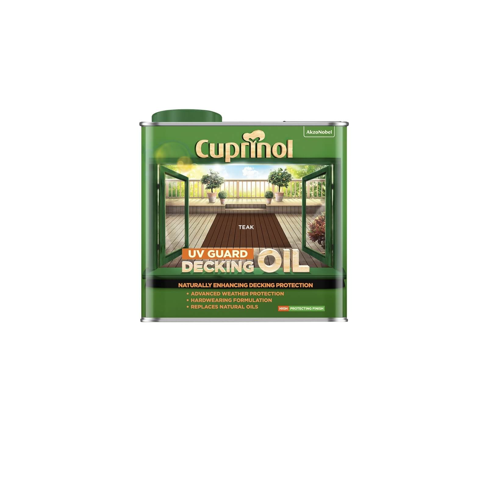 Cuprinol Uv Guard Decking Oil - Teak - 2.5L
