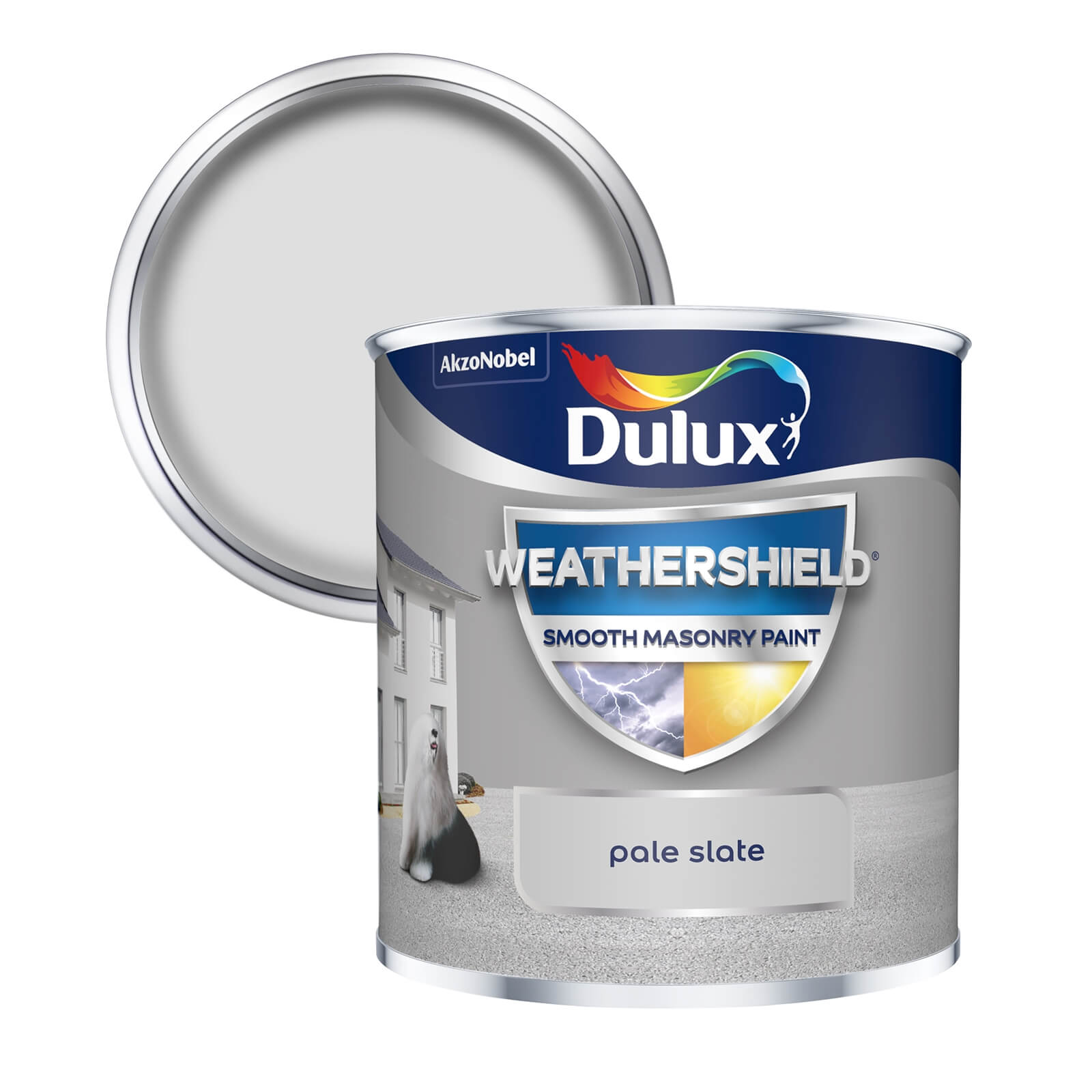 Photo of Dulux Weathershield Smooth Masonry Paint - Pale Slate - 250ml