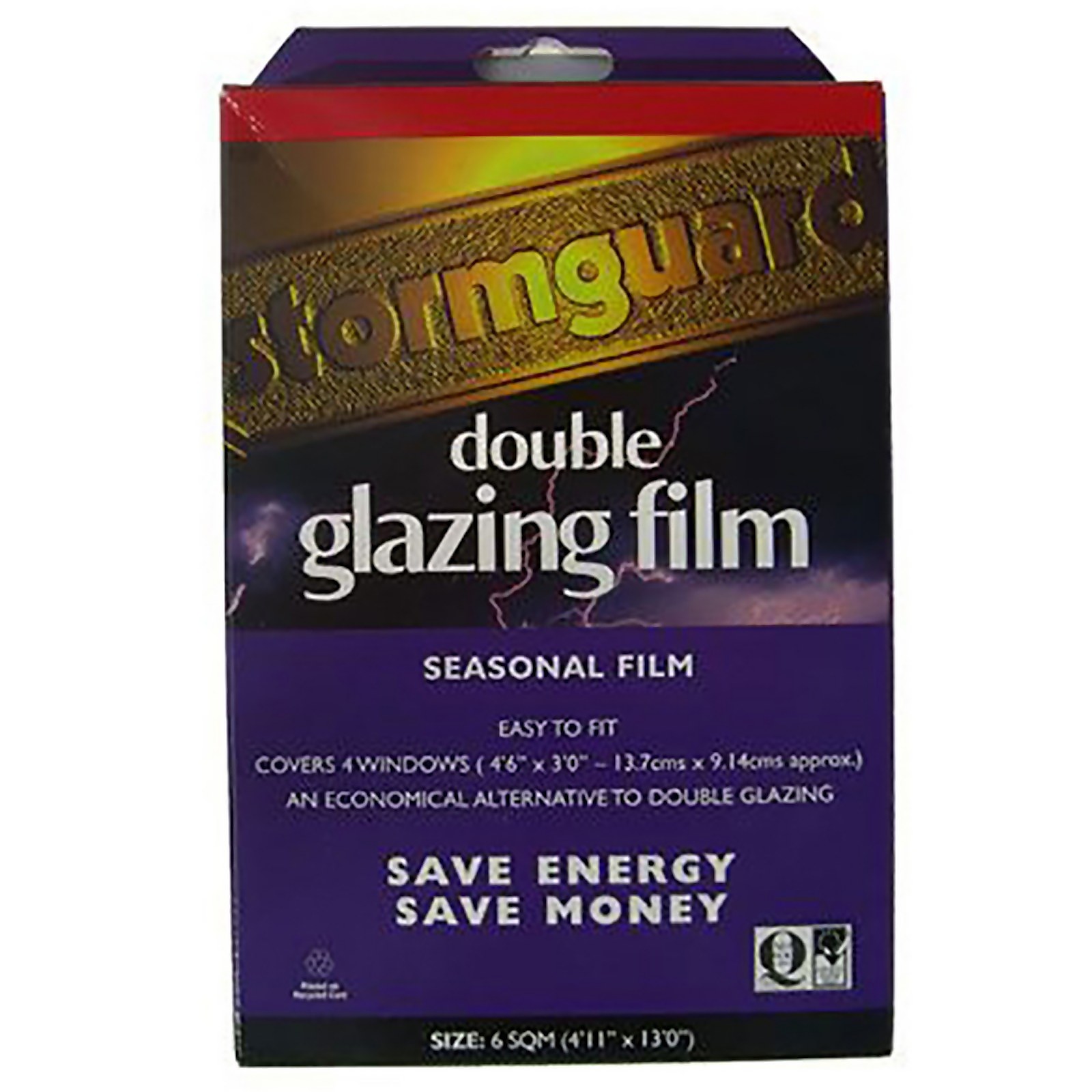Photo of Stormguard Secondary Glazing Film Draught Excluder - 6sq M