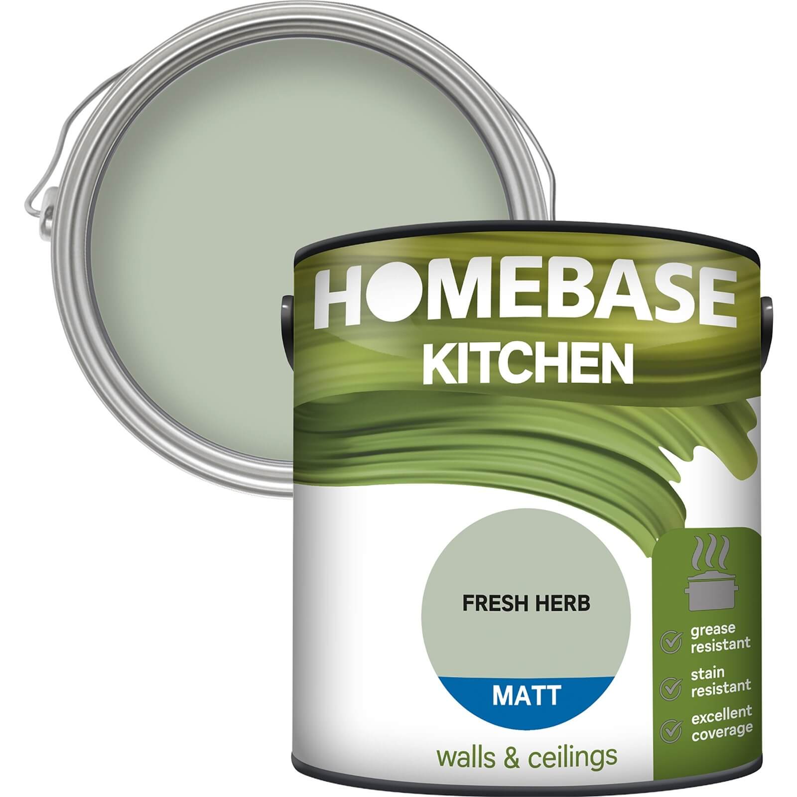 Photo of Homebase Kitchen Matt Paint - Fresh Herb 2.5l