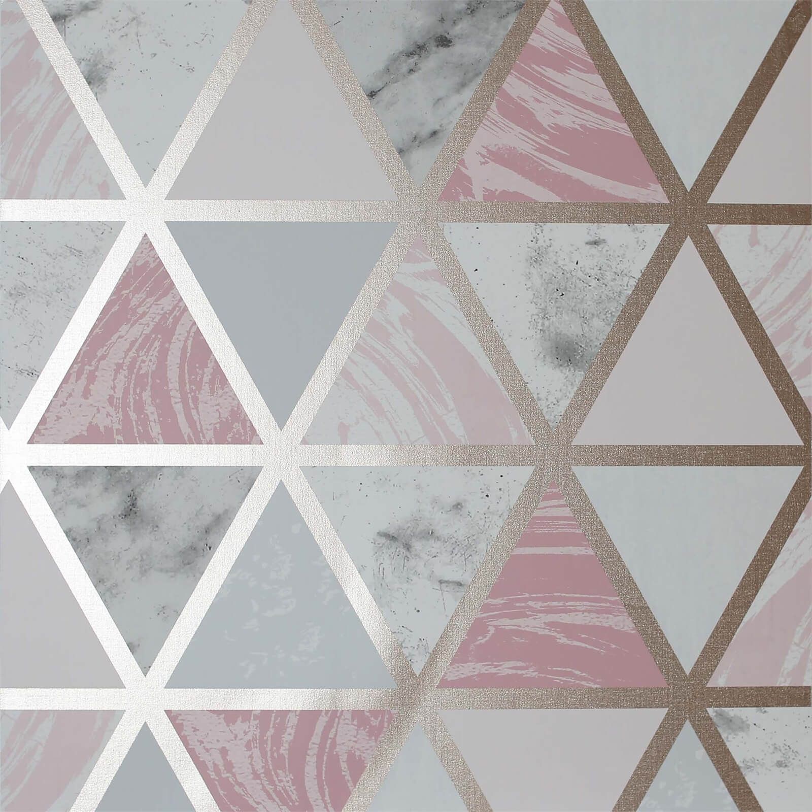 Photo of Arthouse Marble Geo Pink Multi Wallpaper