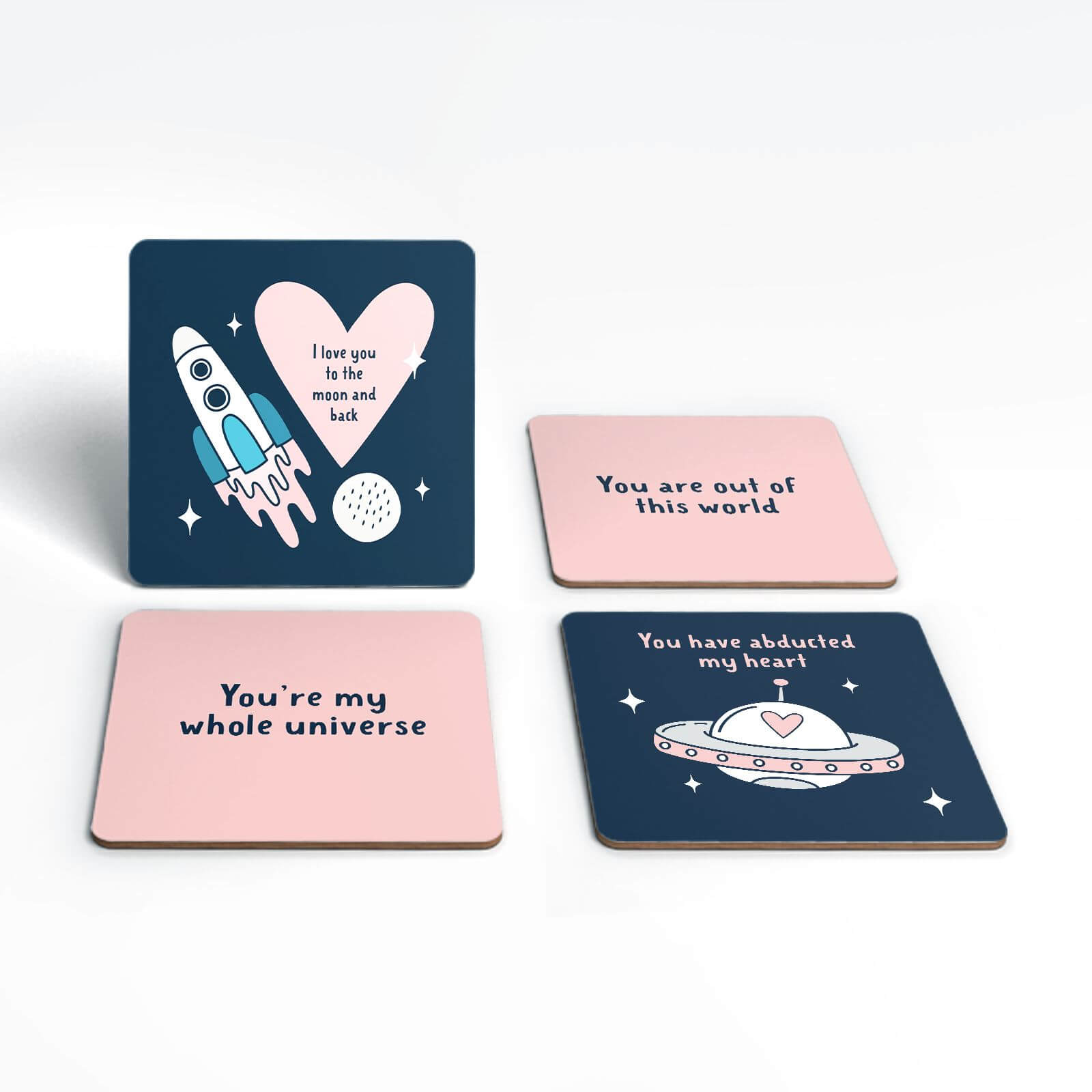 Space Love Coaster Set