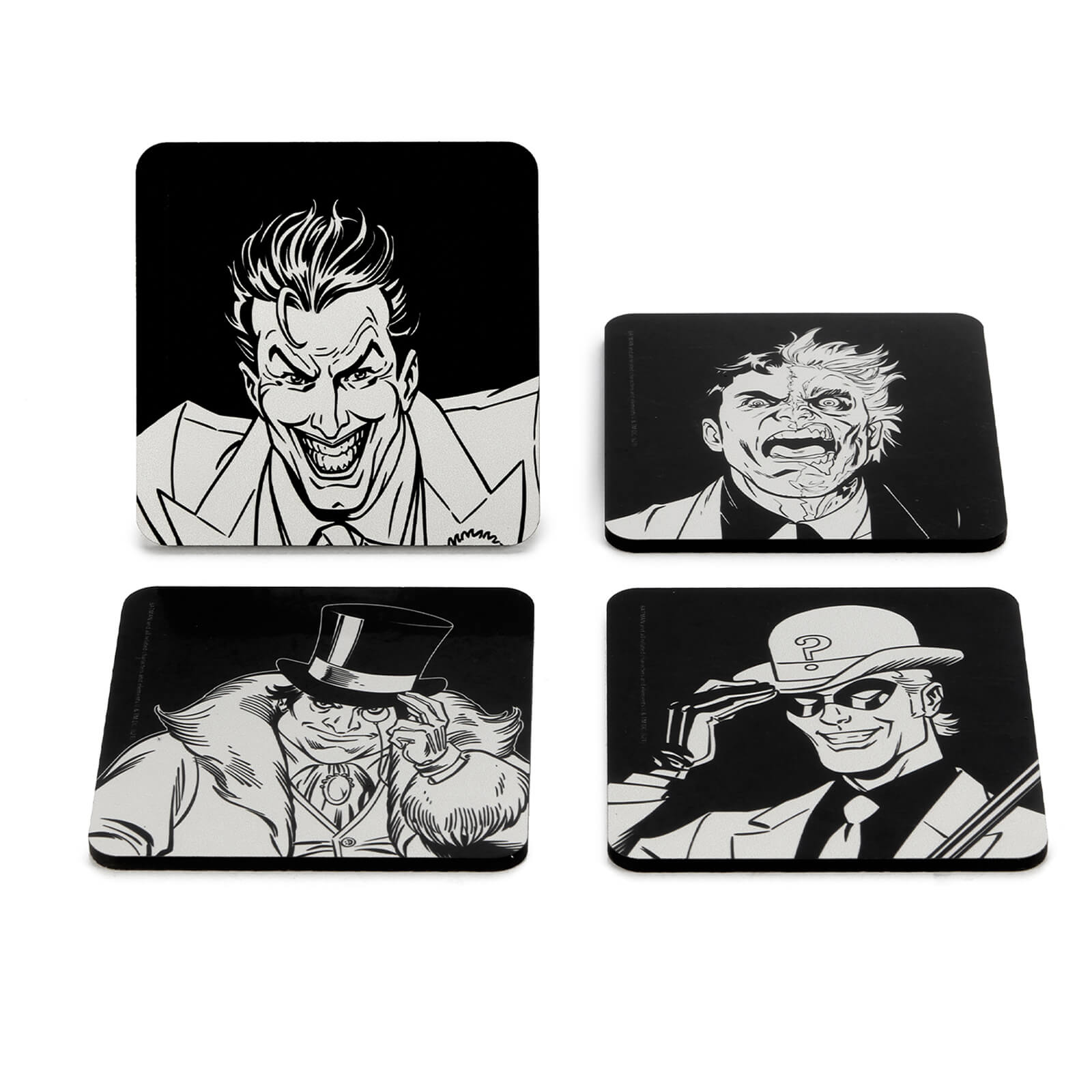 

Set Sottobicchieri Batman Villains Icon