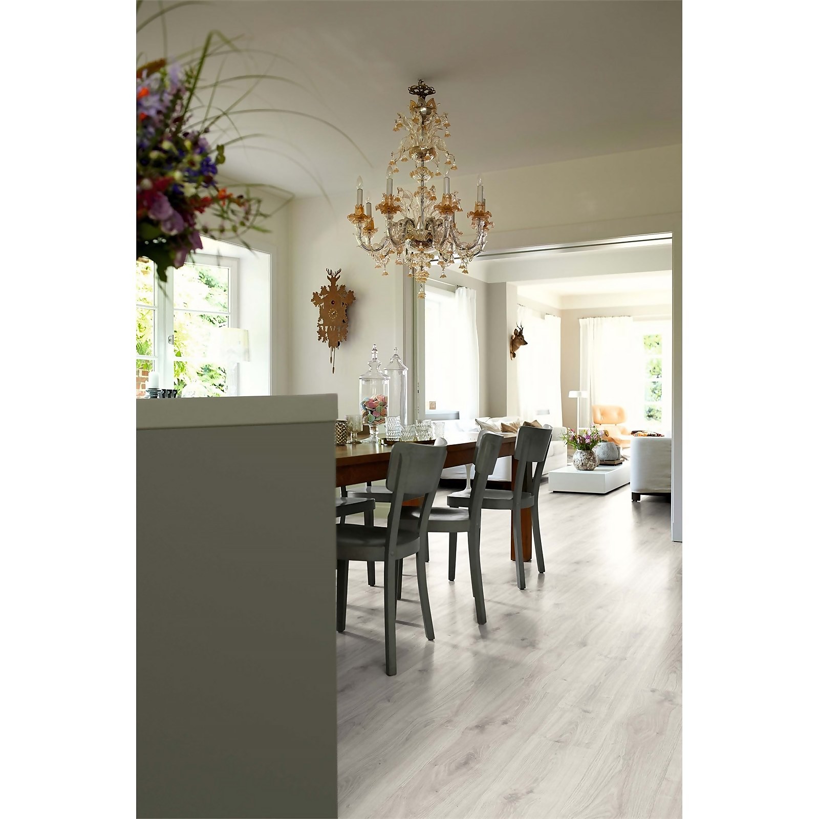 Photo of Egger Home Light Zermatt Oak 7mm Laminate Flooring