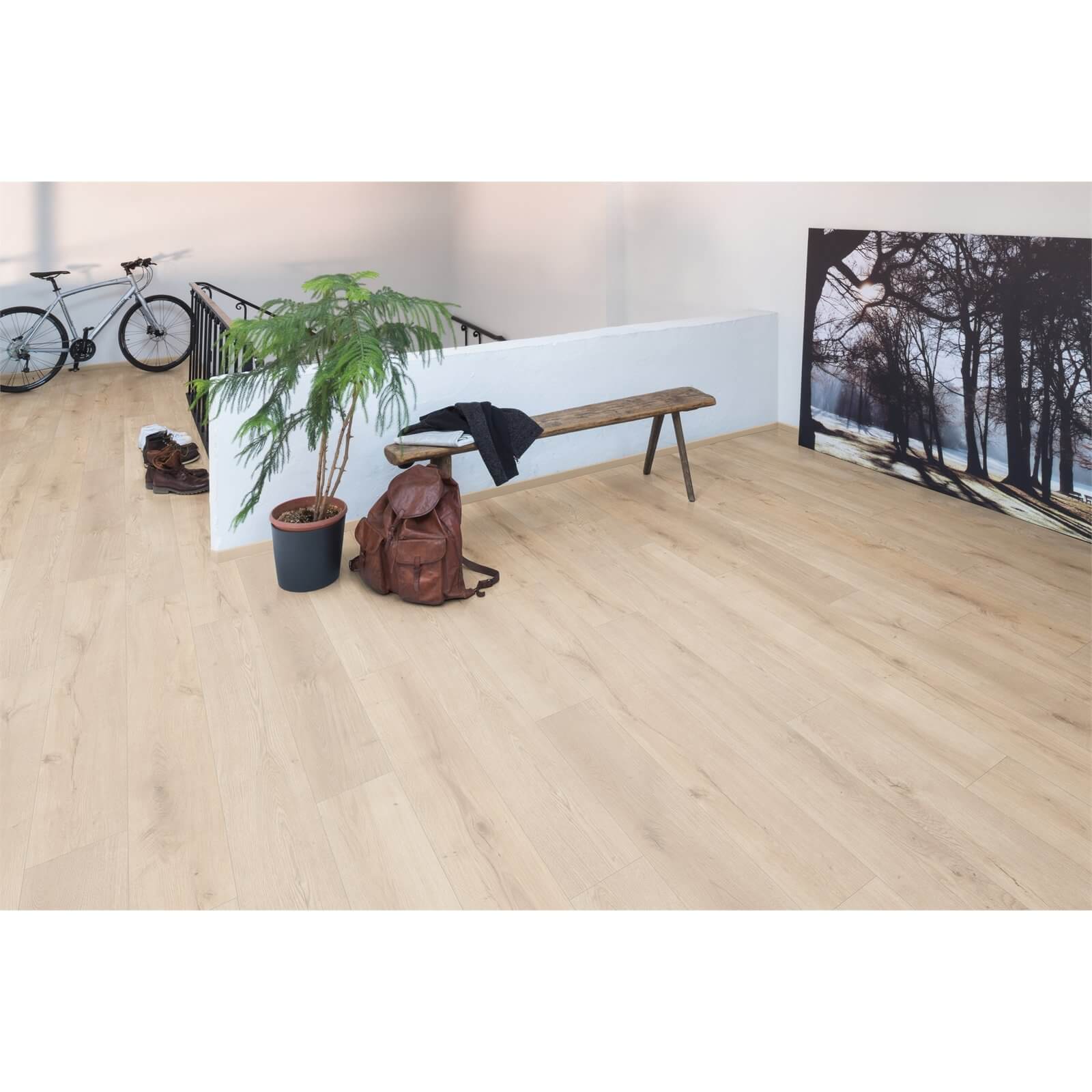 Photo of Egger Home Light Lausanne Oak 10mm Laminate Flooring