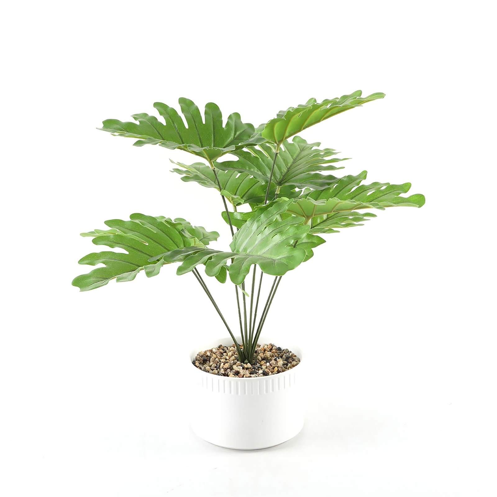 Photo of Large Artificial Plant With White Pot