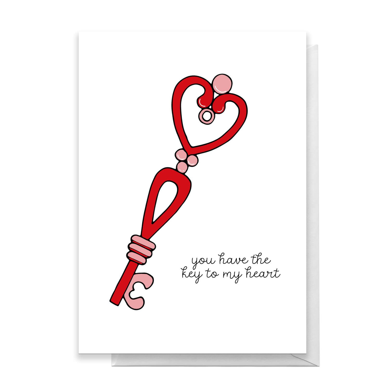 You Have The Key To My Heart Greetings Card - Standard Card