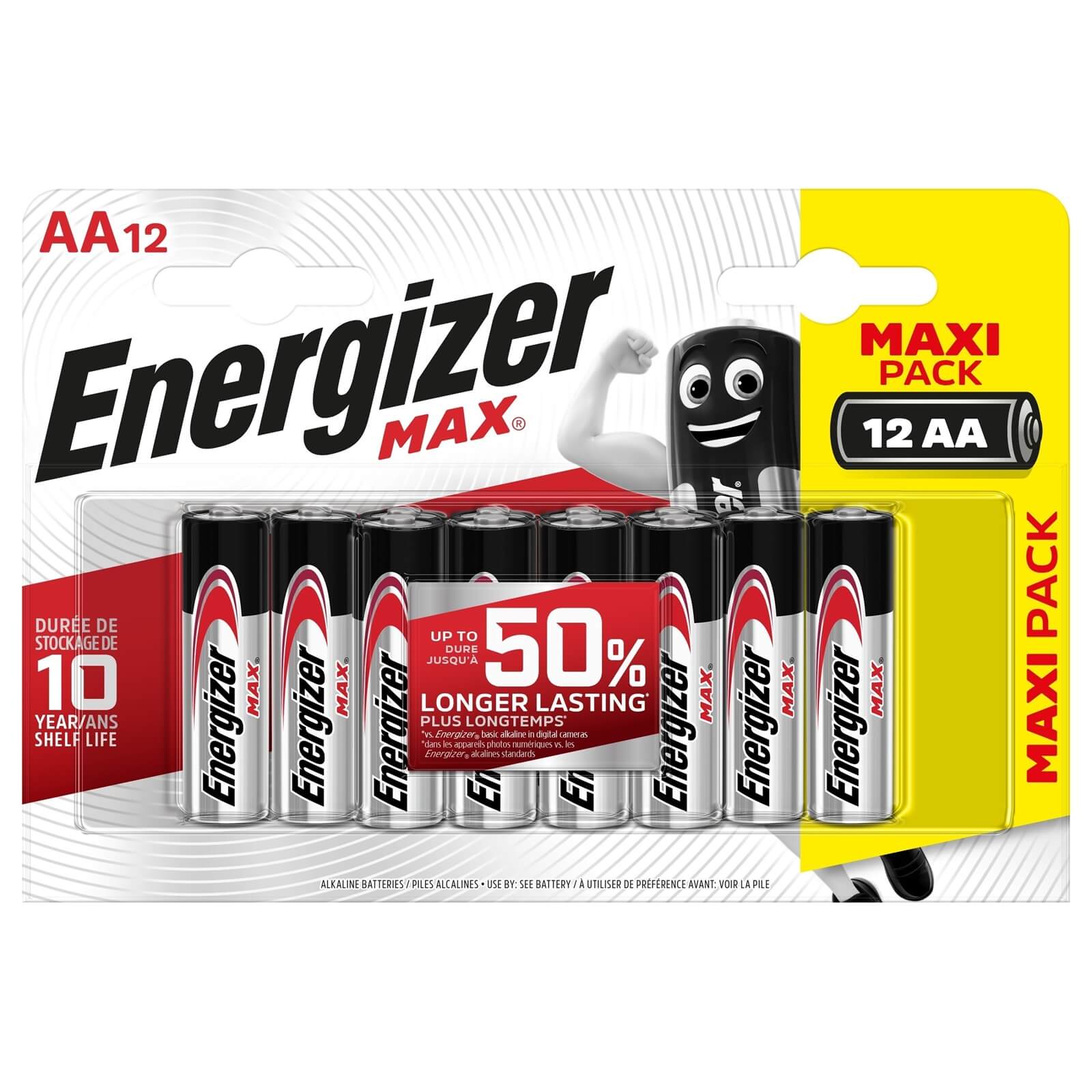 Photo of Energizer Max Alkaline Aa Batteries - 12 Pack
